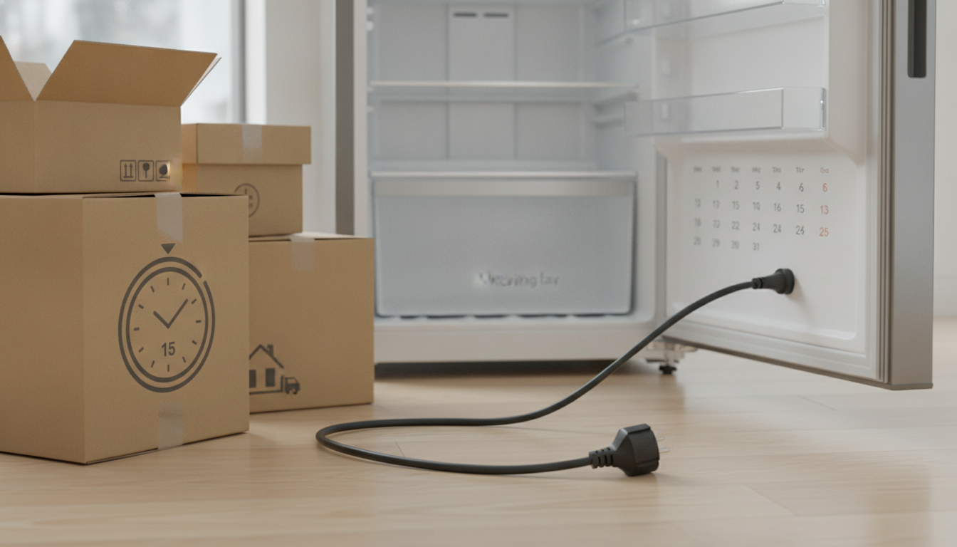 結論:冷蔵庫の電源は「前日〜15時間前」に切るのが基本!