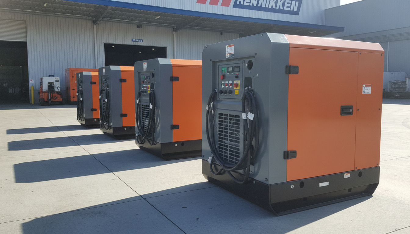 レンタルのニッケンで選べる発電機の具体例