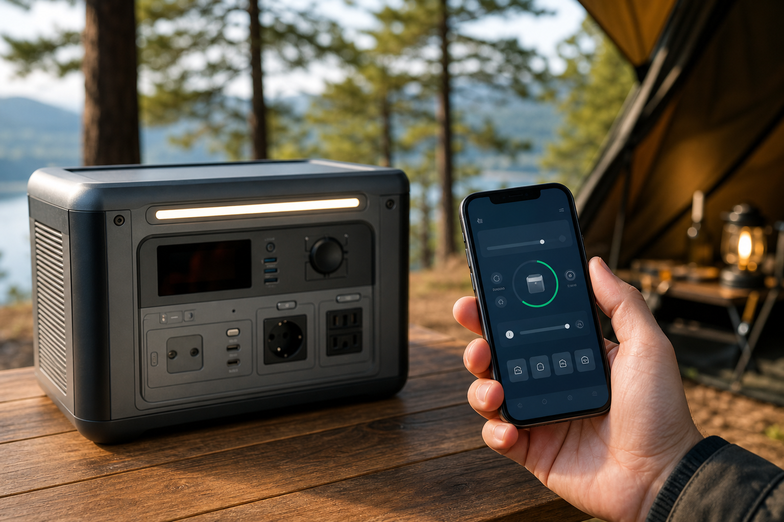 AFERIYのポータブル電源はアプリで遠隔操作・電力管理が可能！