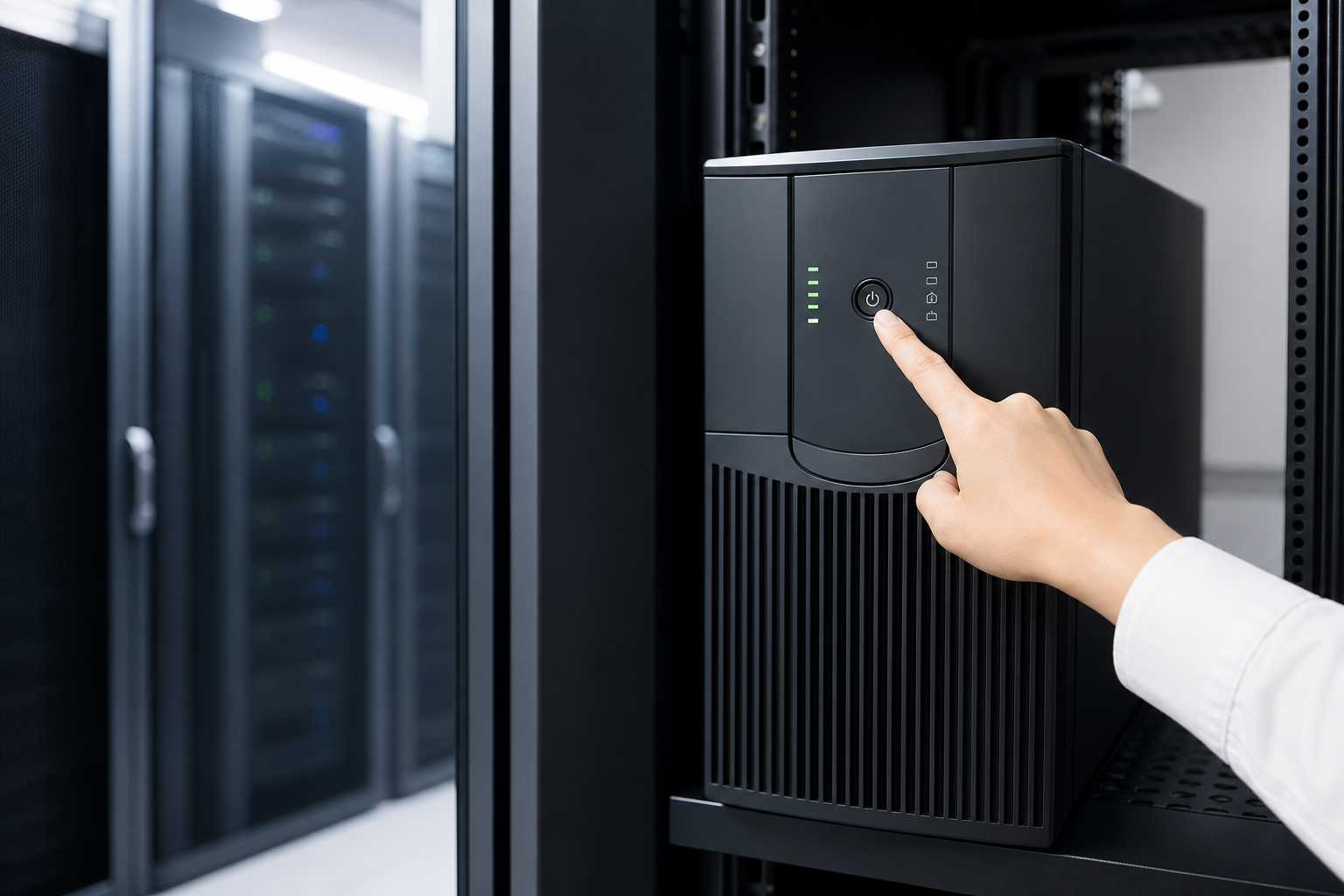 APC Smart-UPSの電源オフは「2段階」で考えるのが正解!