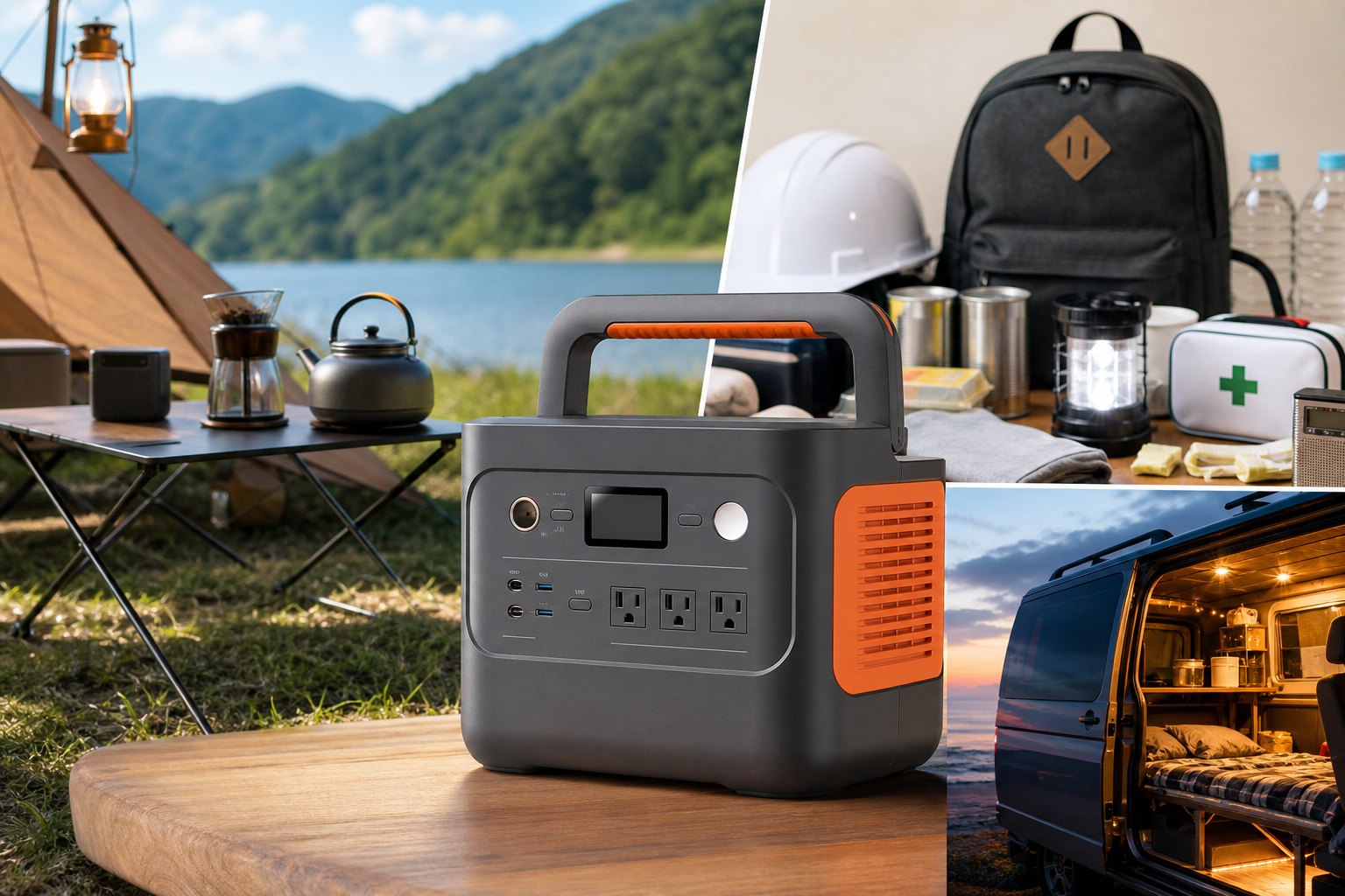 Jackery 1000 New JE-1000Dは「キャンプ・防災・車中泊」すべてに使えるポータブ