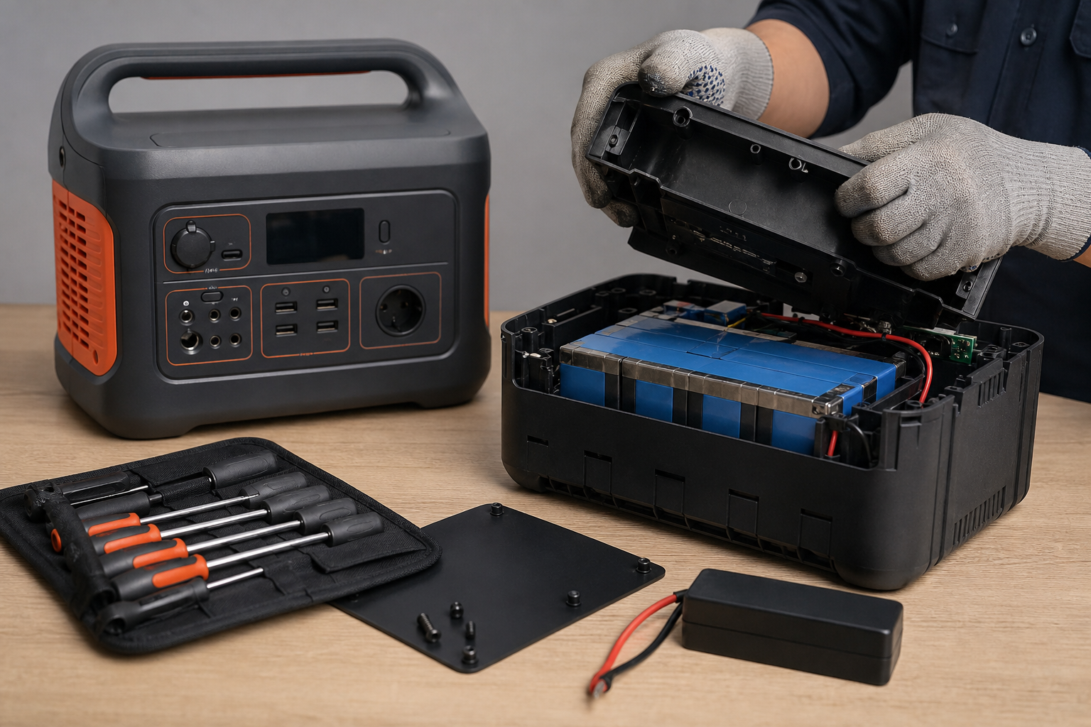 結論:Jackeryポータブル電源1000のバッテリー交換はユーザー自身ではできない