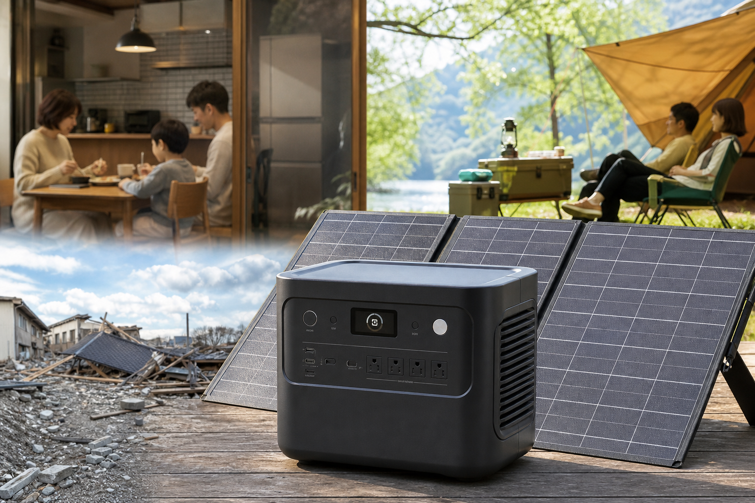 結論:Jackery 3000 Newのセットは「防災・アウトドア・節電」すべてに使えるハイエンドモ
