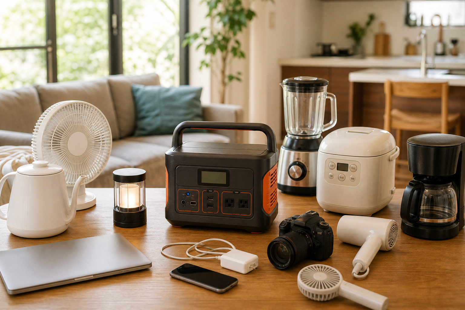 Jackery 708で使える家電まとめ(具体例)