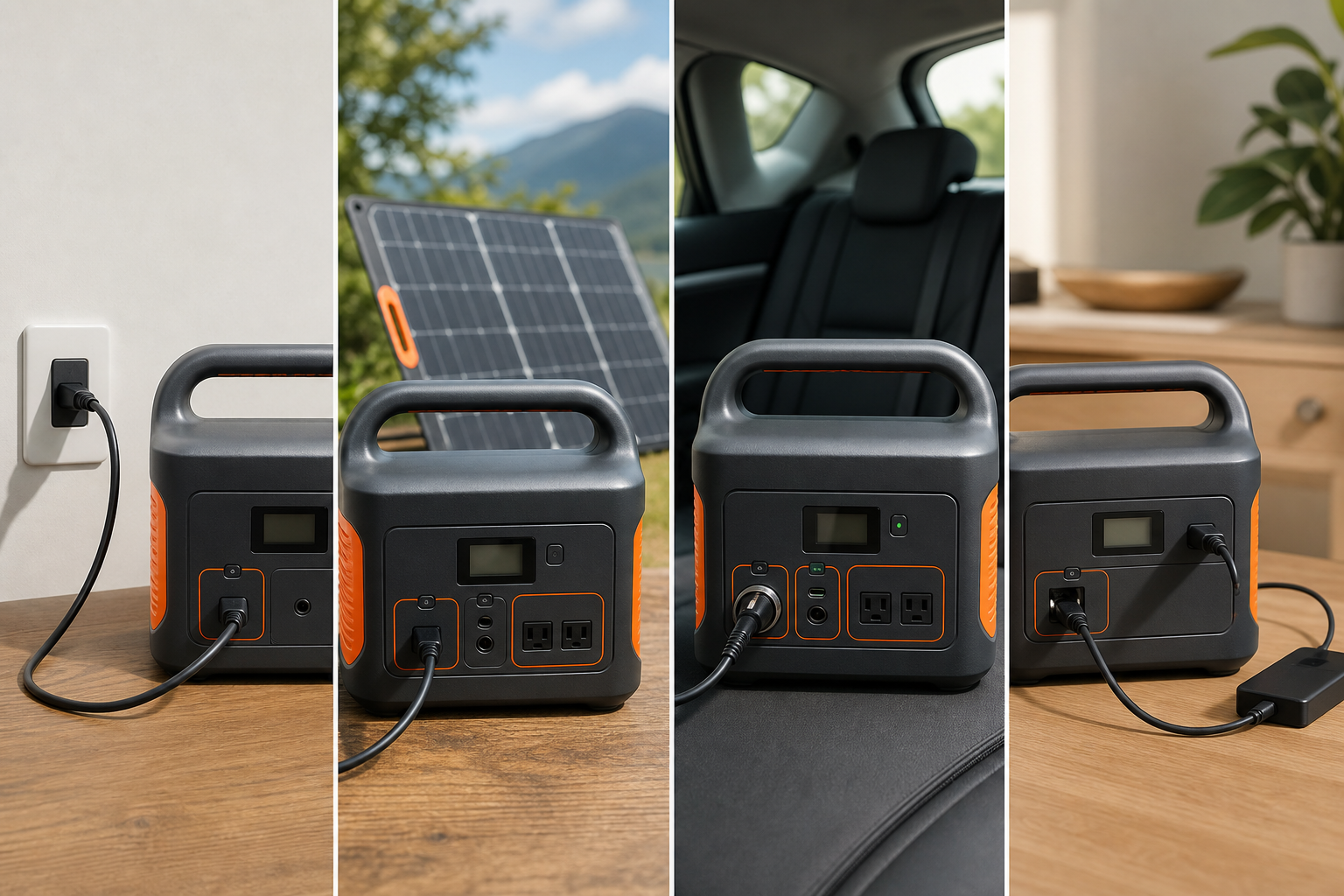 Jackery ポータブル電源708の充電方法は4種類あります！