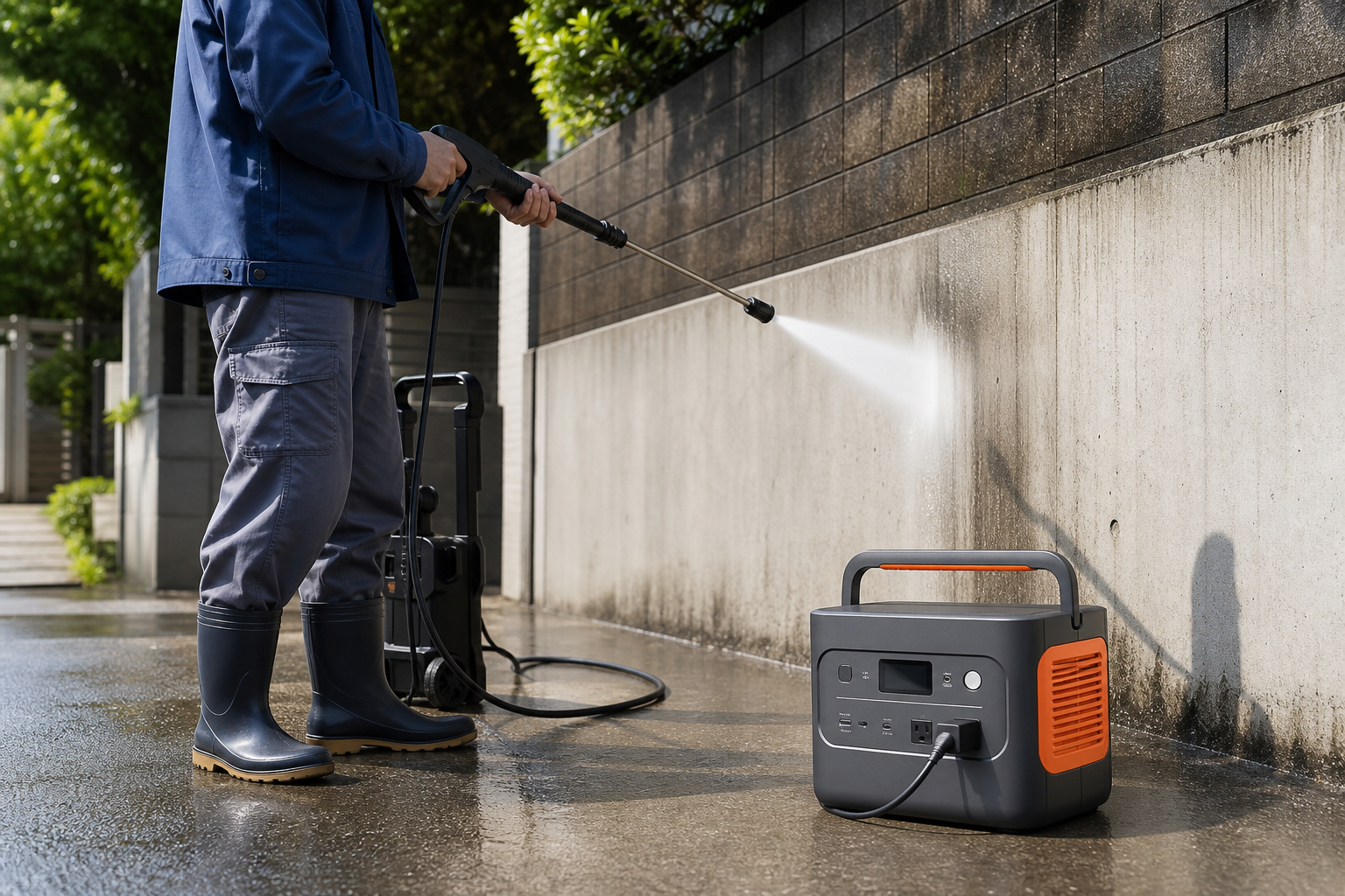 なぜ高圧洗浄機にはハイスペックなJackeryが必要なの？
