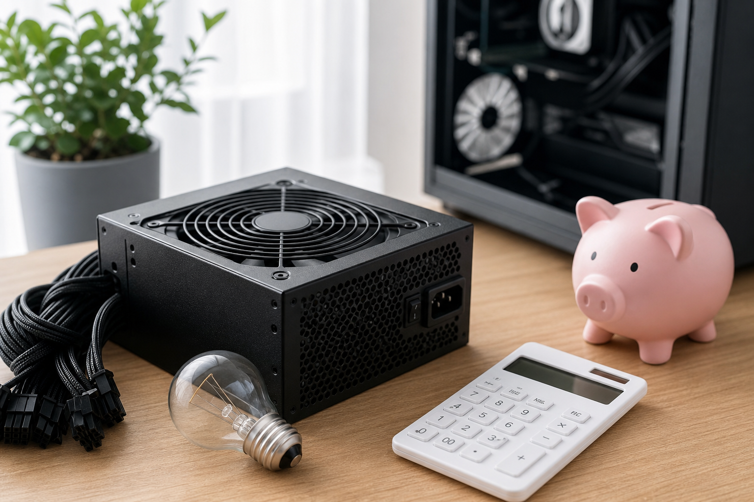 なぜ「1000W電源＝電気代が1000W分かかる」ではないの？