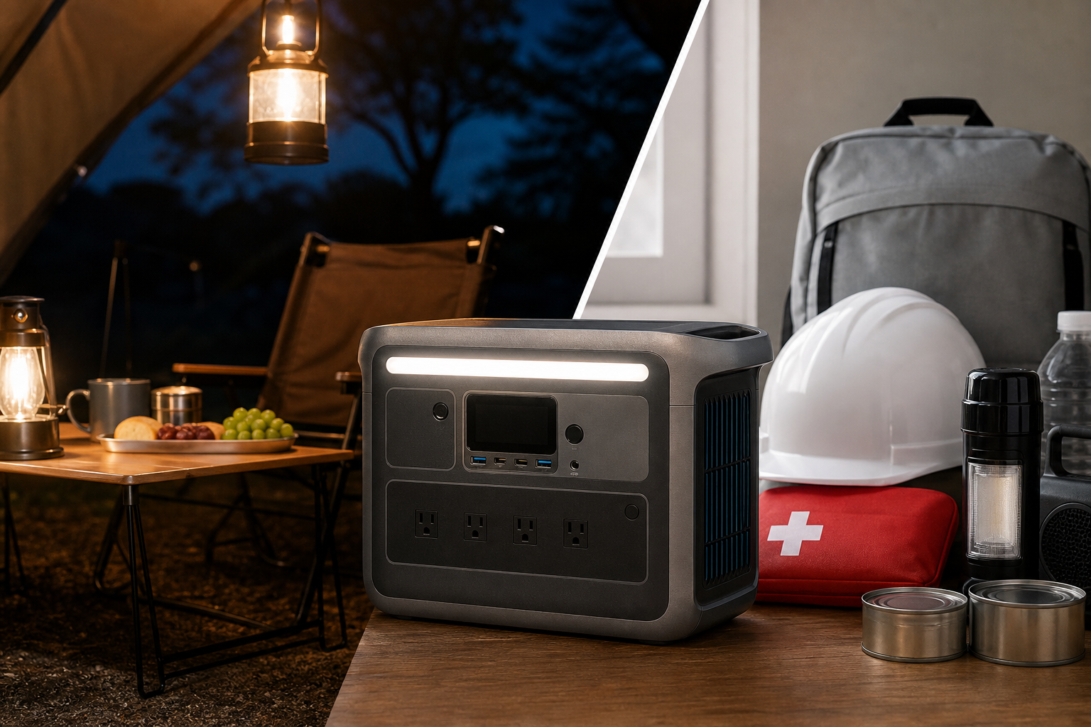 Anker Solix C800 Plusは「キャンプ・防災どちらにも使える万能ポータブル電源」です