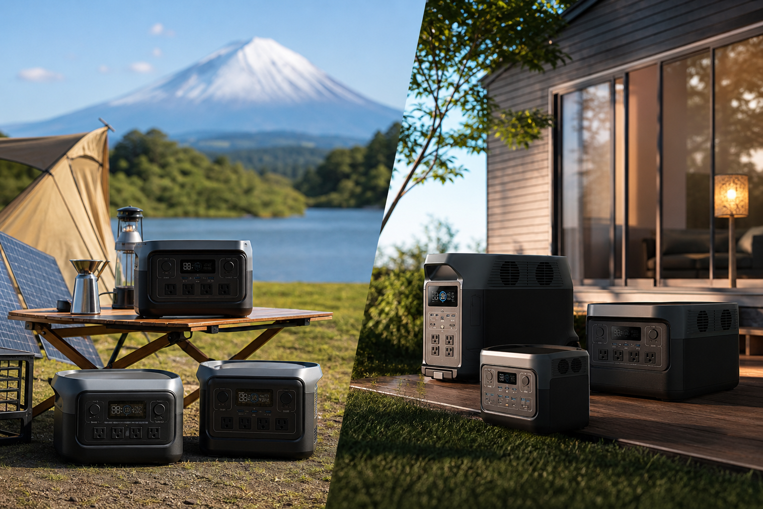 エコフローのポータブル電源は「2つの系統」で考えるとわかりやすい！
