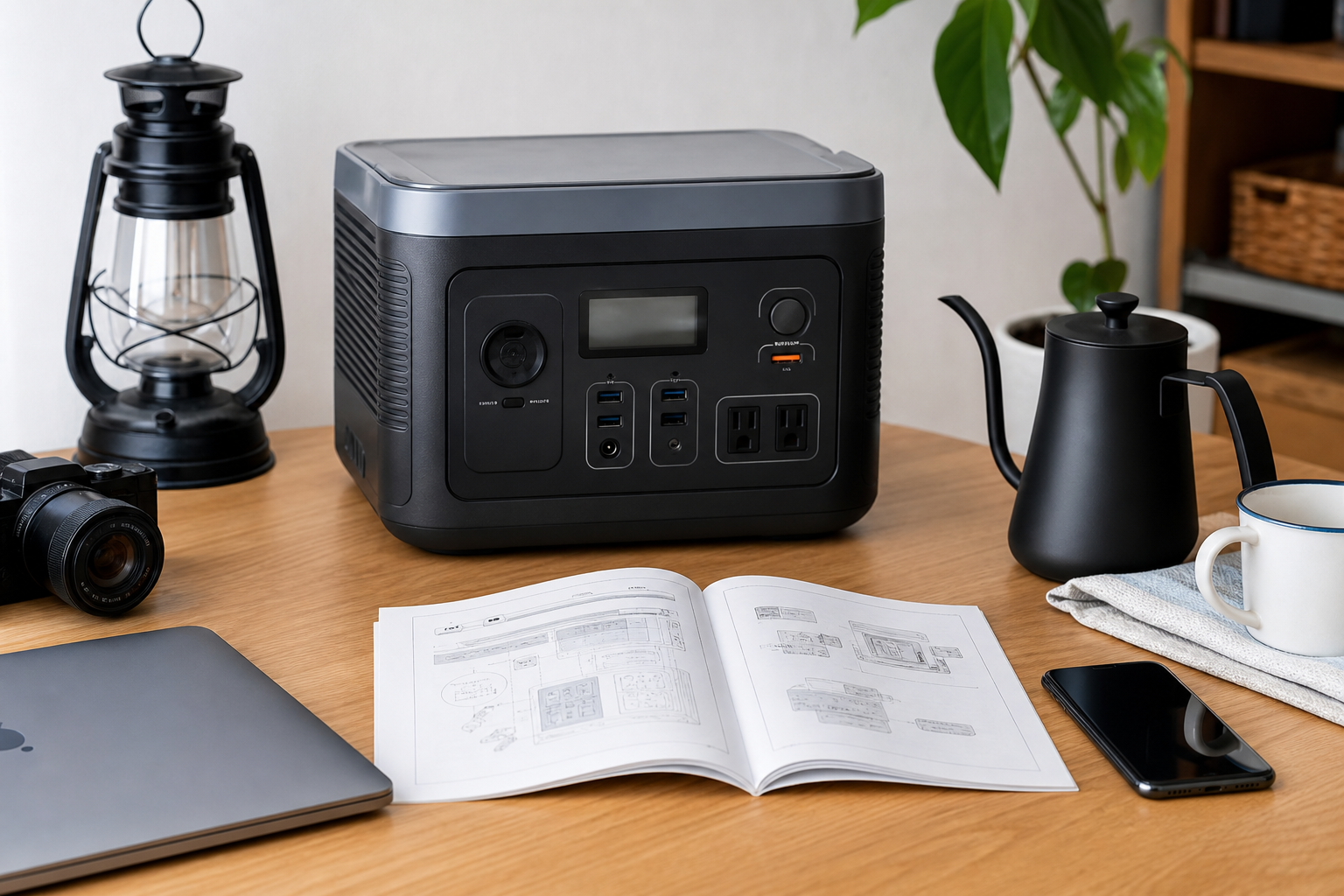 キャリライクのポータブル電源は説明書があるので安心して使える！