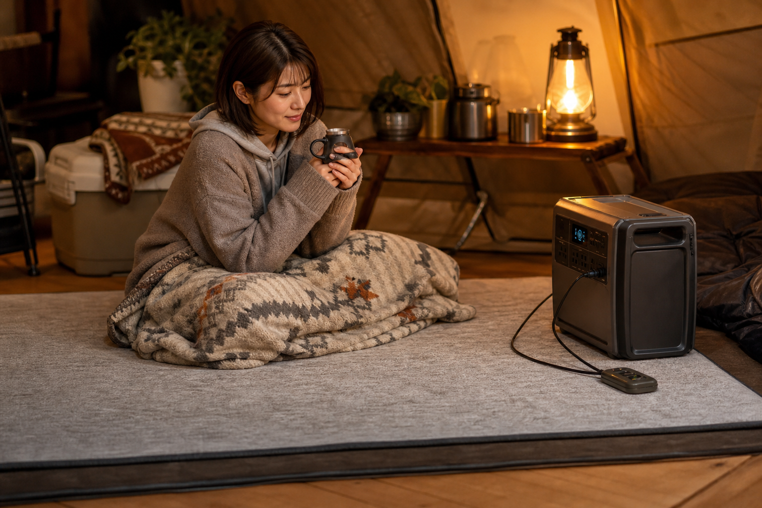 結論:2畳ホットカーペットはポータブル電源で使えるが「容量選び」が超重要!