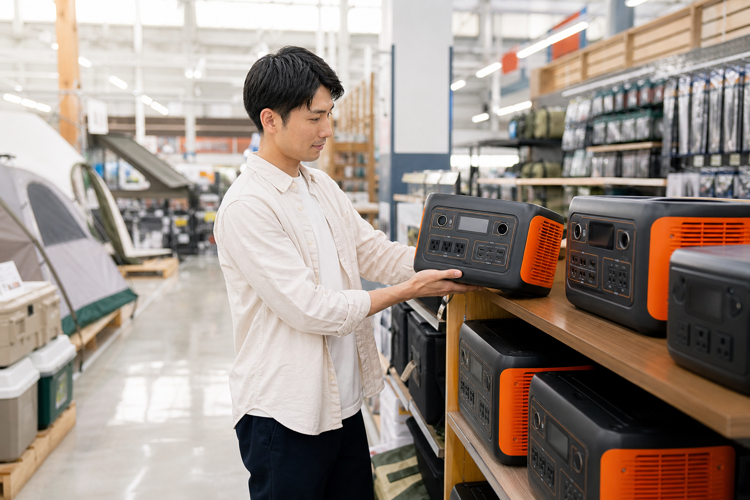 ホームセンターでのポータブル電源選びは「用途」を決めるのが近道!