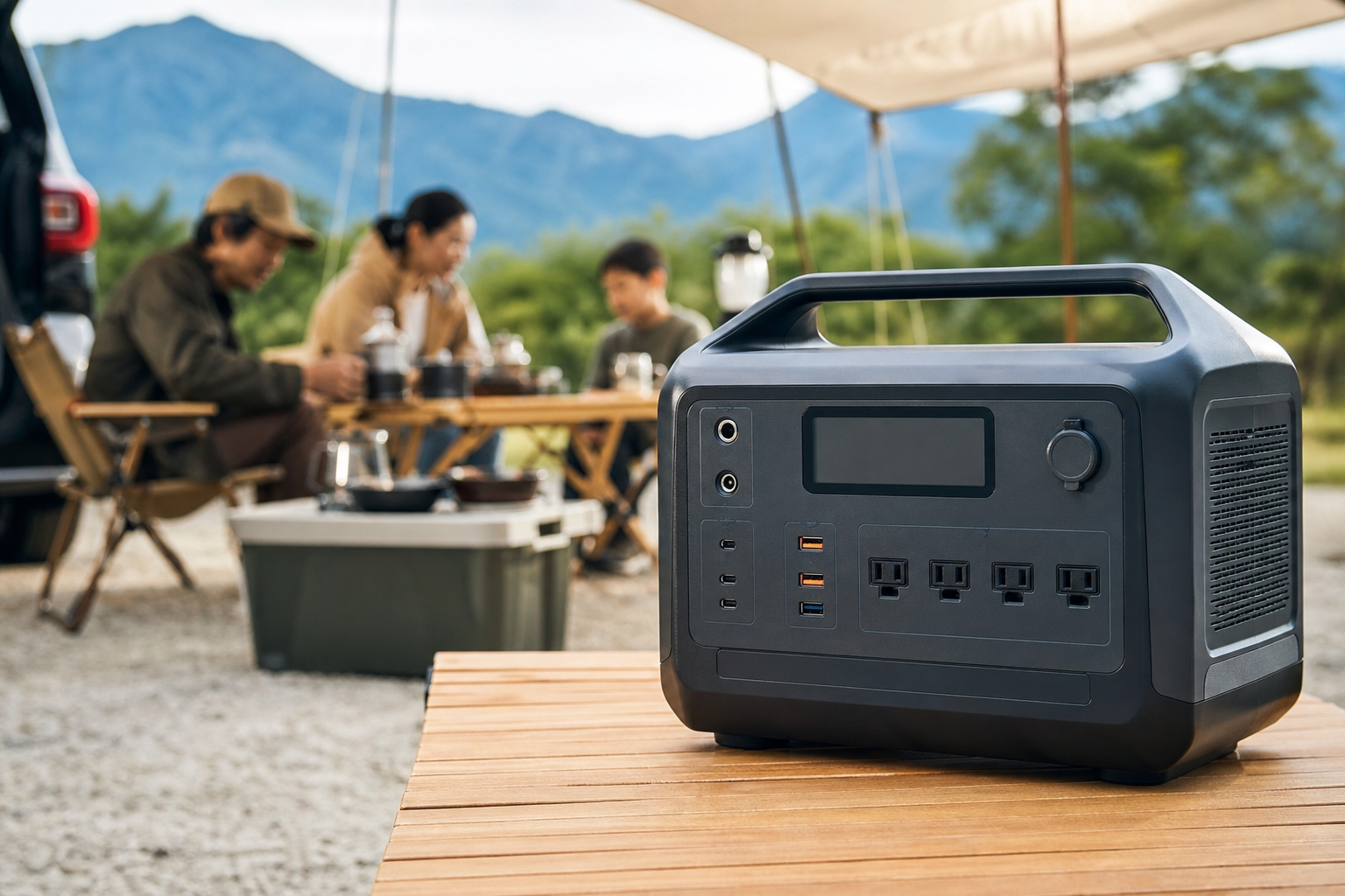 ポータブル電源1000Wh以上は、幅広いシーンで大活躍できる最強クラス
