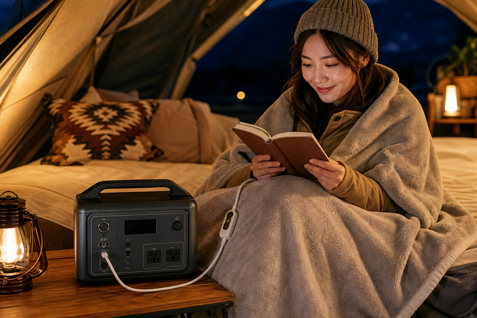 なぜ1000Whのポータブル電源が電気毛布に最適なのか？