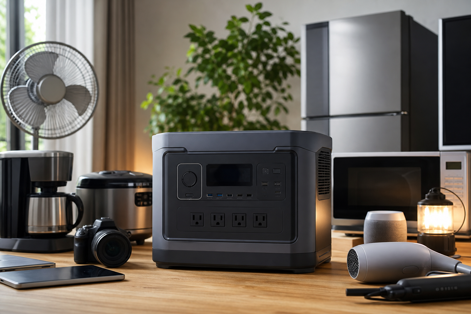 家電別！1500Whポータブル電源での具体的な使用時間の目安