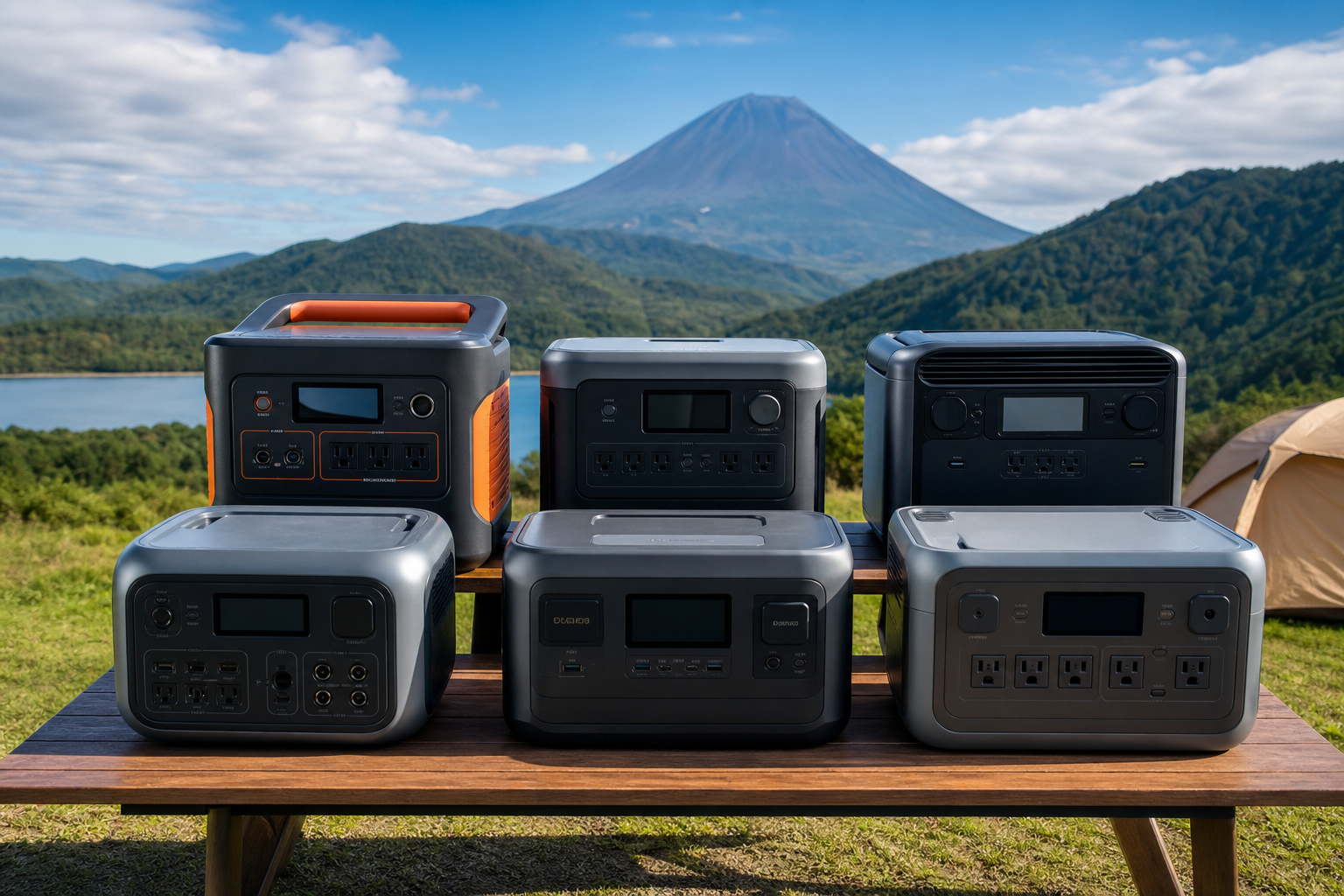 2000Wh級ポータブル電源：主要6機種を徹底比較！
