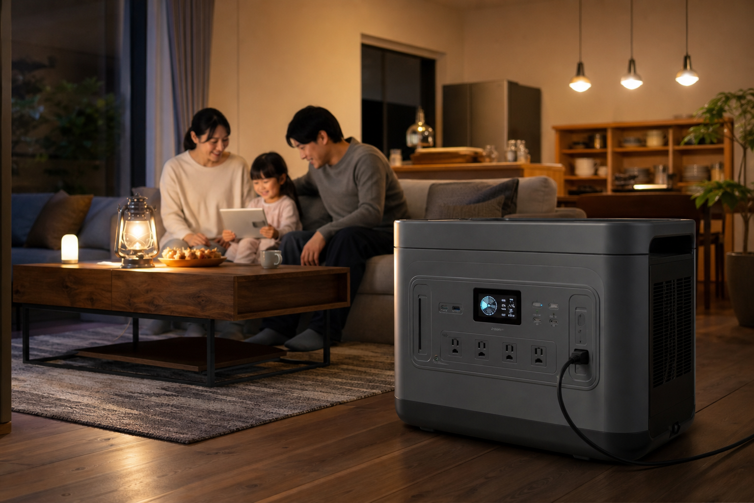 3000Wh以上のポータブル電源は「家庭の安心」をまるごとカバーできる！