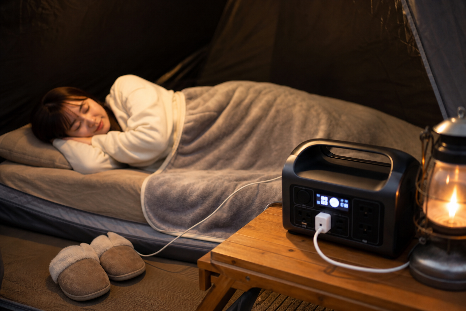 結論：500Whのポータブル電源で電気毛布は一晩使える！（ただし条件あり）