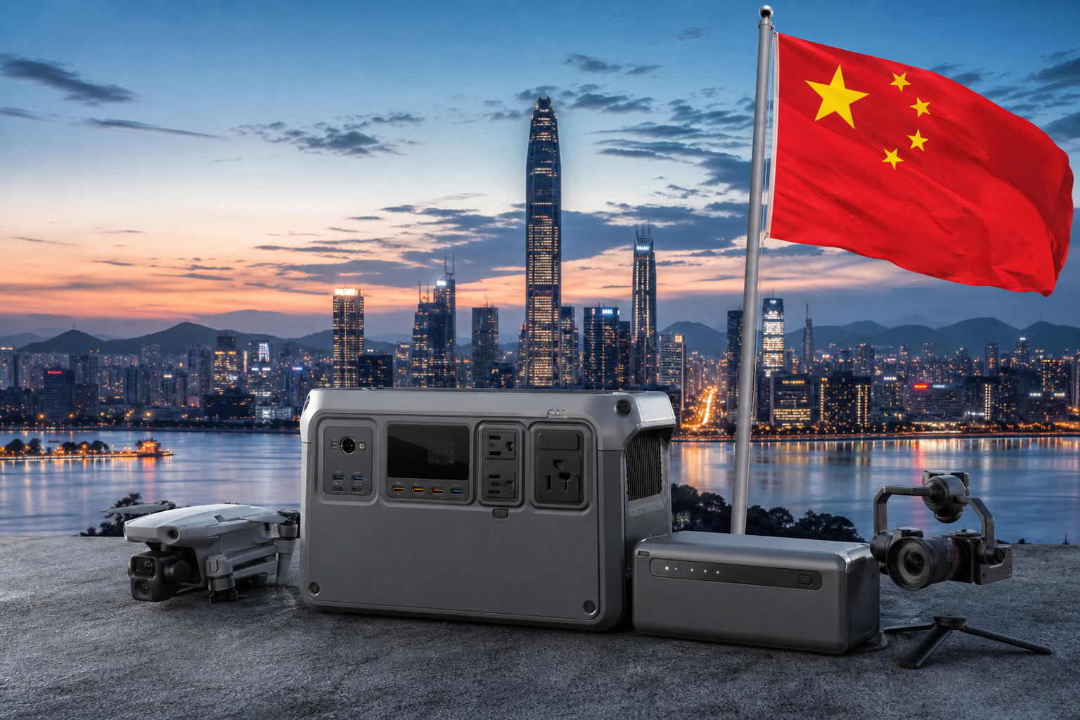 DJIは中国・深セン発のメーカーです!