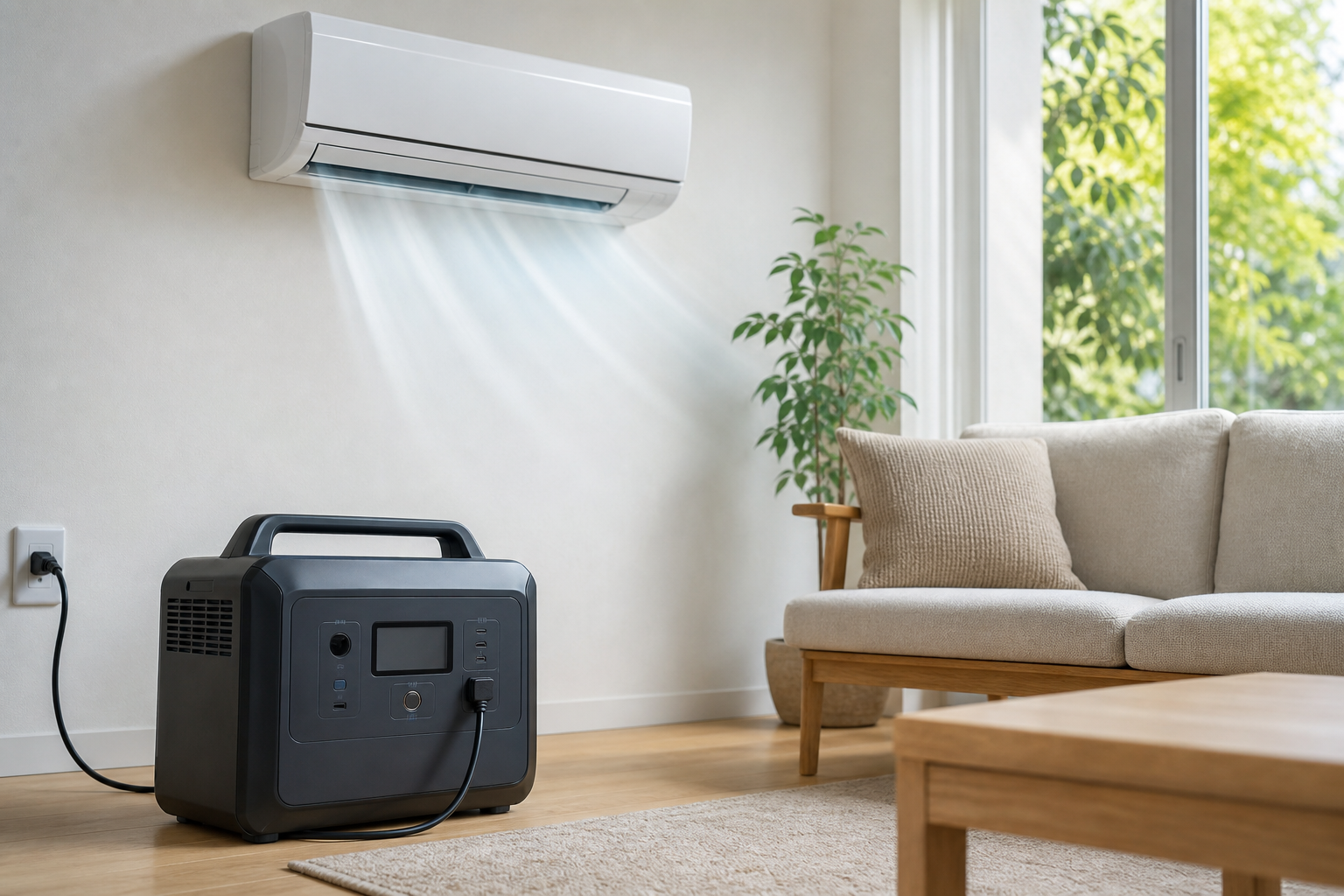 ポータブル電源でエアコンは使えます！ただし条件があります