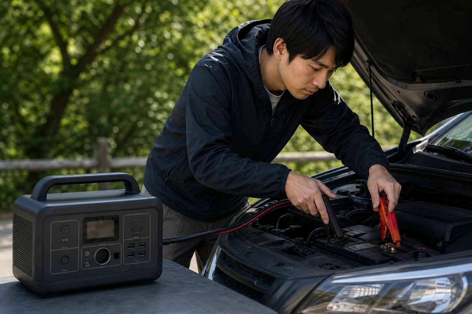 ジャンプスターター機能付きポータブル電源の具体的な活用シーン3選