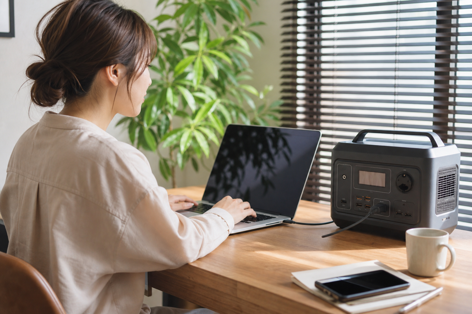 ポータブル電源がテレワークにピッタリな理由