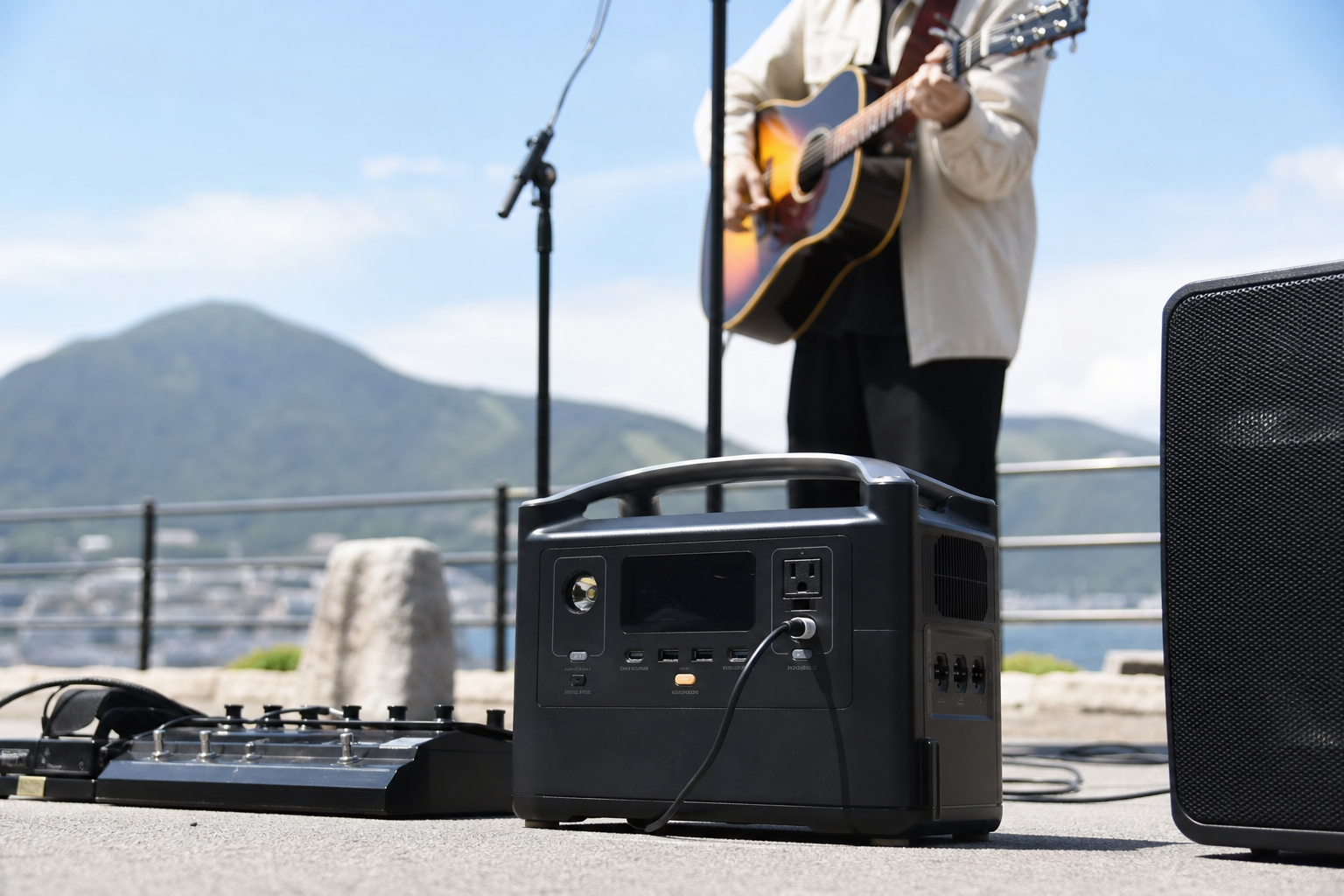 ライブにはポータブル電源がベストな選択肢！