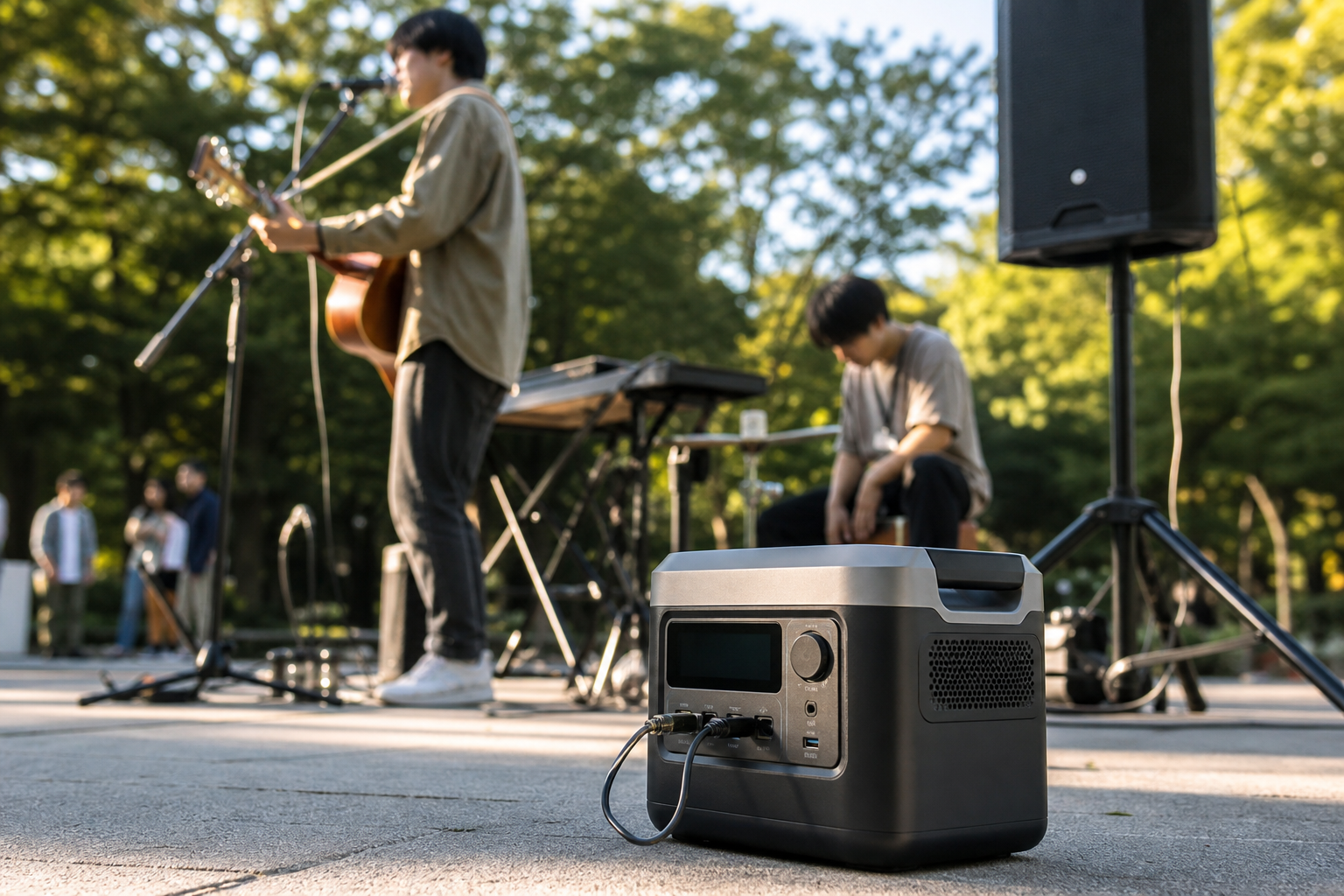 なぜポータブル電源がライブに向いているのか？