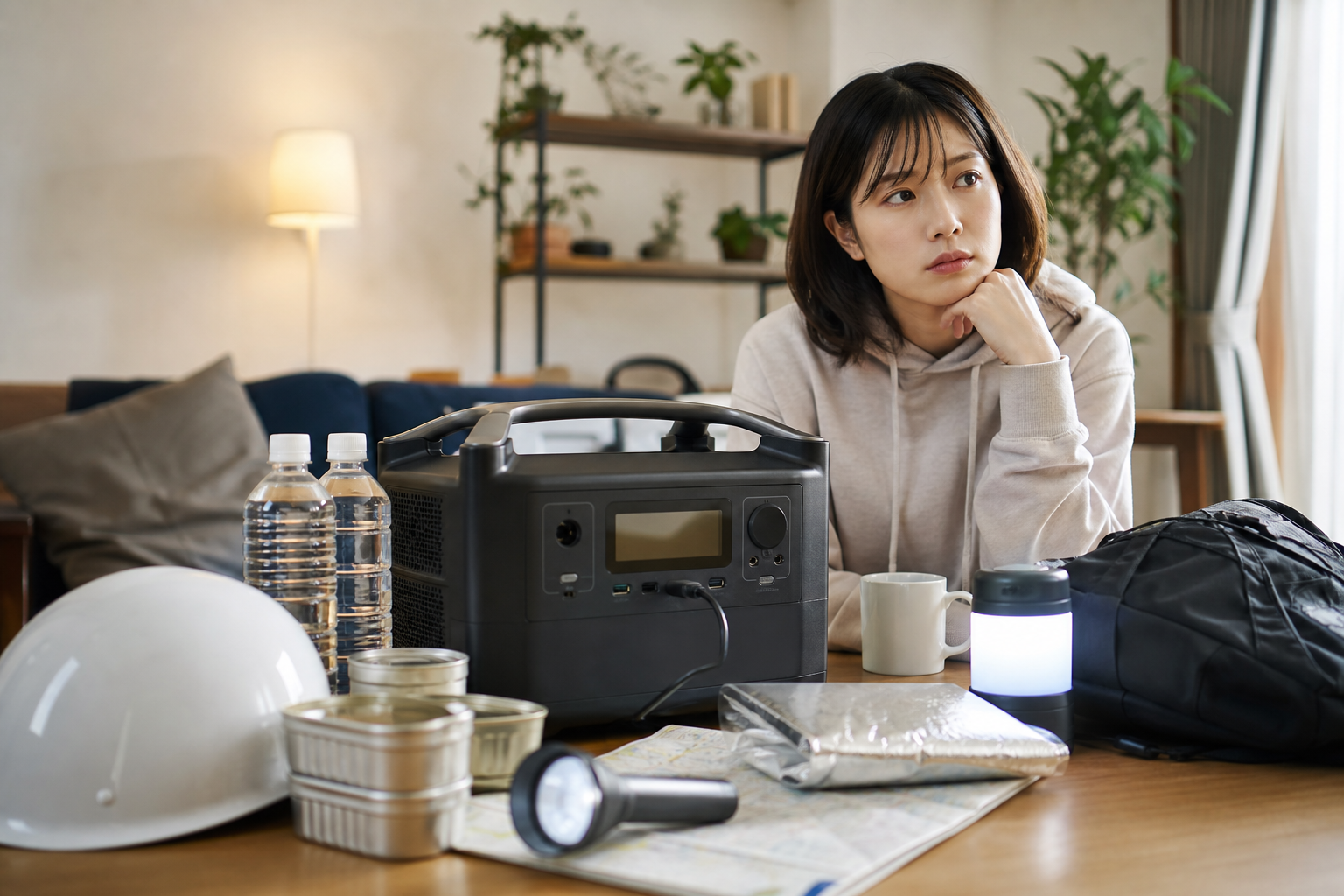 一人暮らしにポータブル電源が防災で役立つ理由