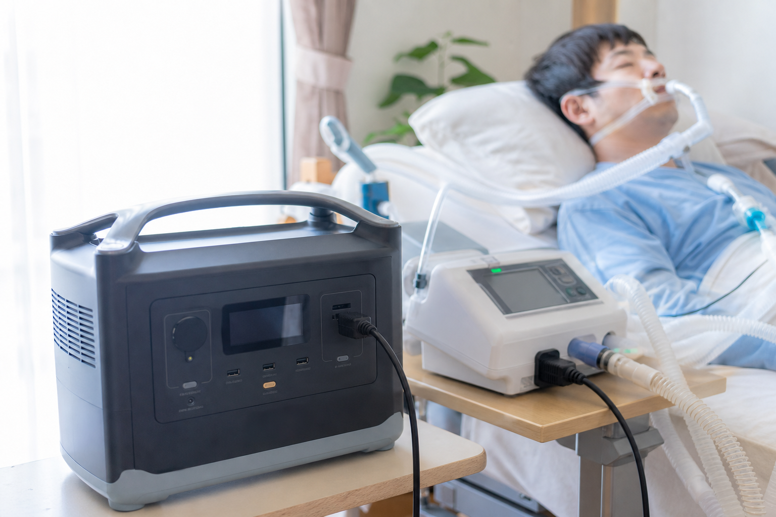 結論:ポータブル電源は人工呼吸器に使えます!ただし「条件選び」が大切