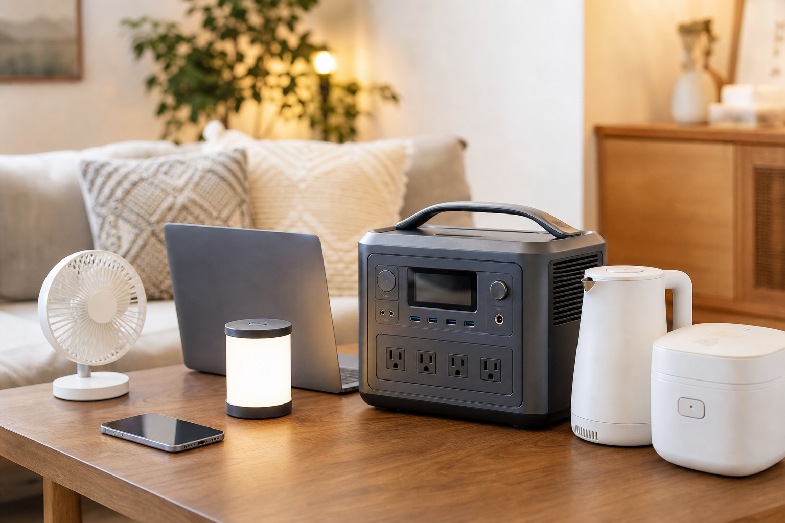 容量別・家電別の使用時間の目安を具体的に見てみよう