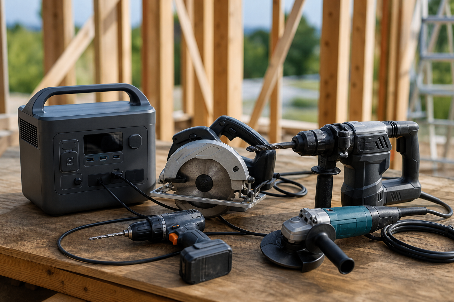 工具別!ポータブル電源との組み合わせ具体例3選