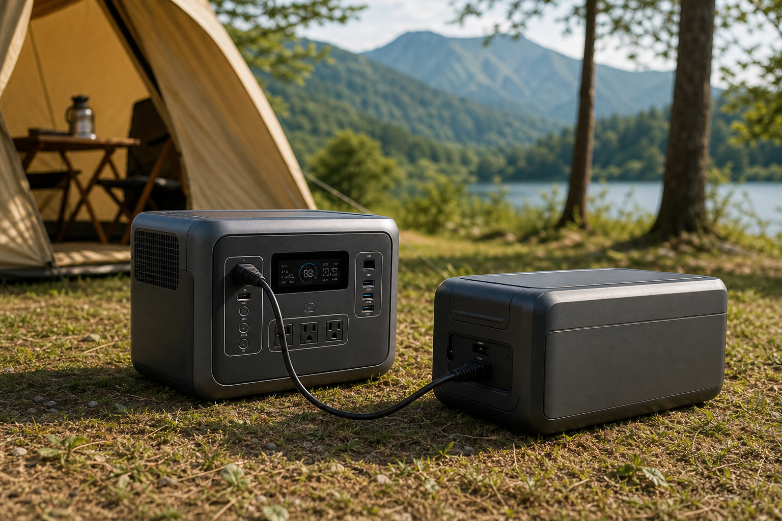 拡張バッテリー対応のポータブル電源を選ぶのがベストです！