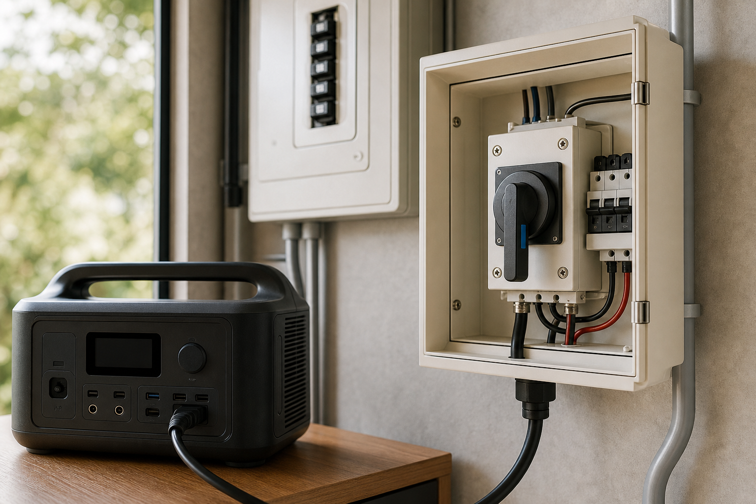 ポータブル電源用手動切替盤とは？結論からお伝えします