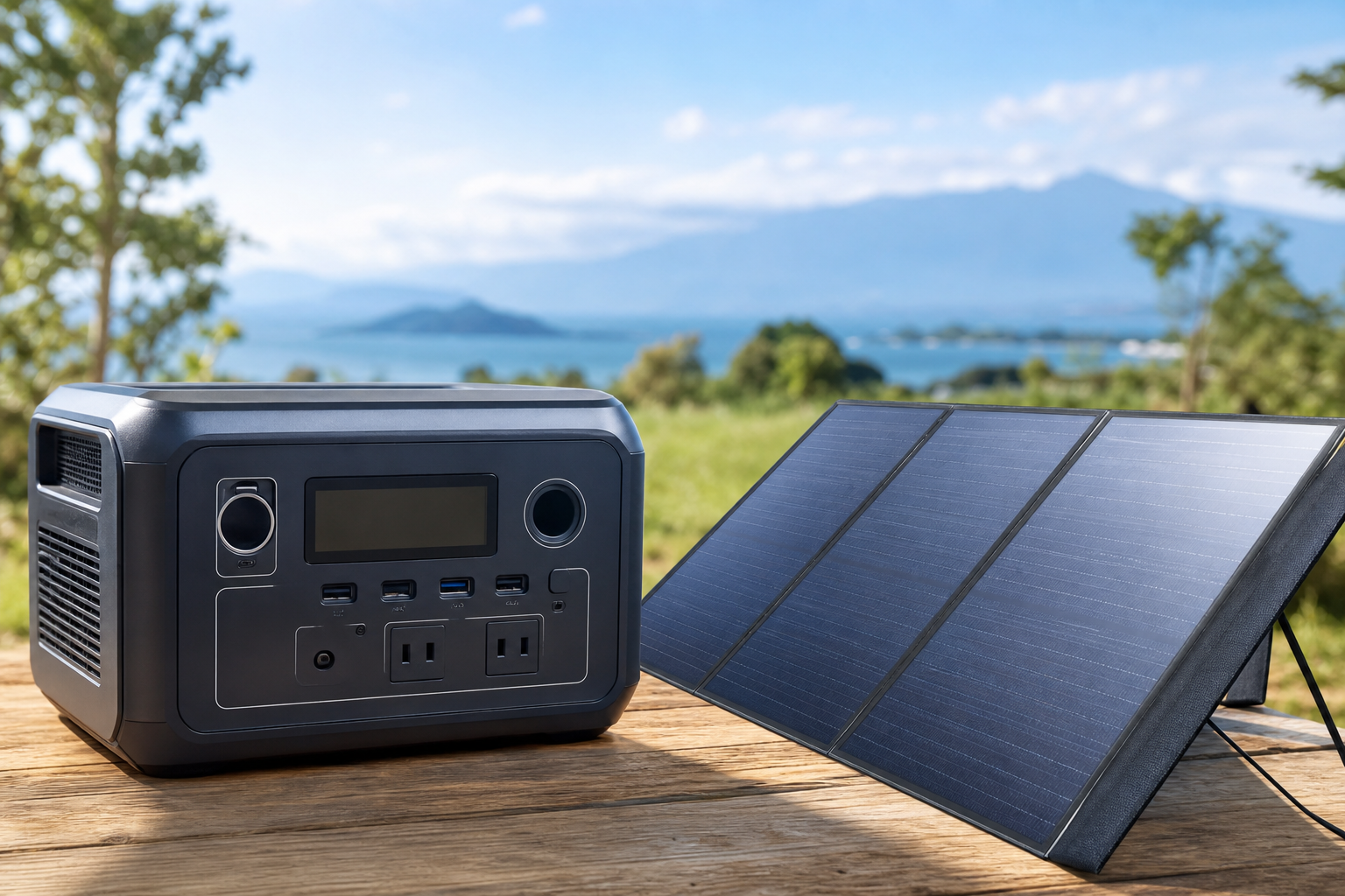 ポータブル電源は「発電機」ではなく「蓄電池」です!