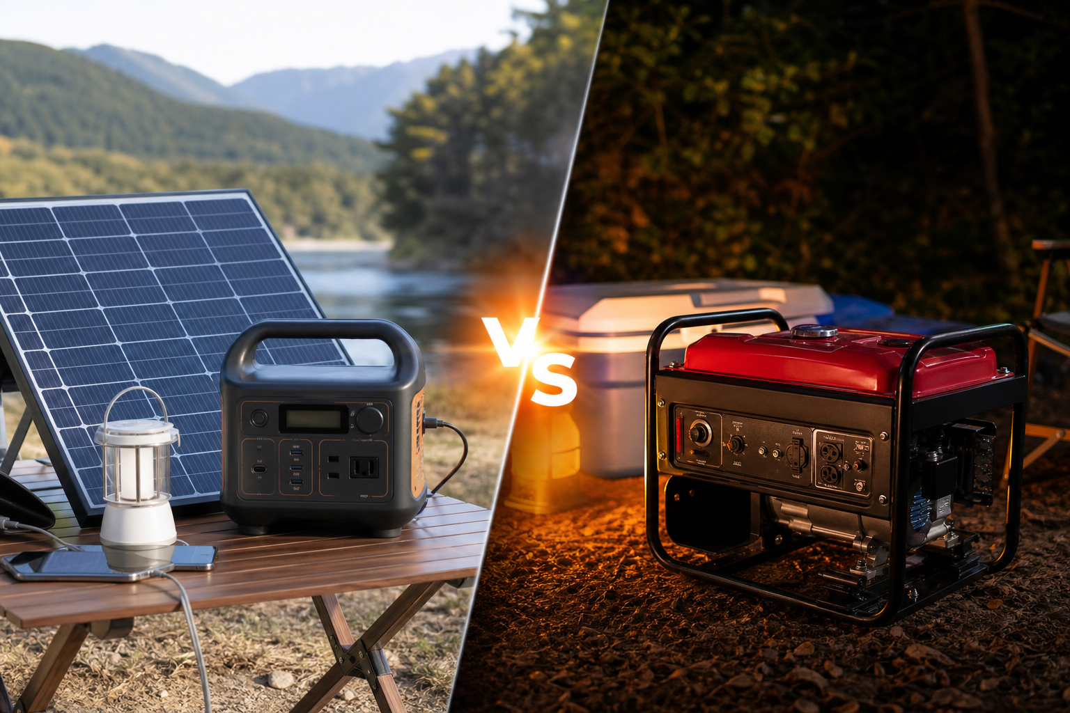 ポータブル電源 vs 発電機の違いをズバリ比較!
