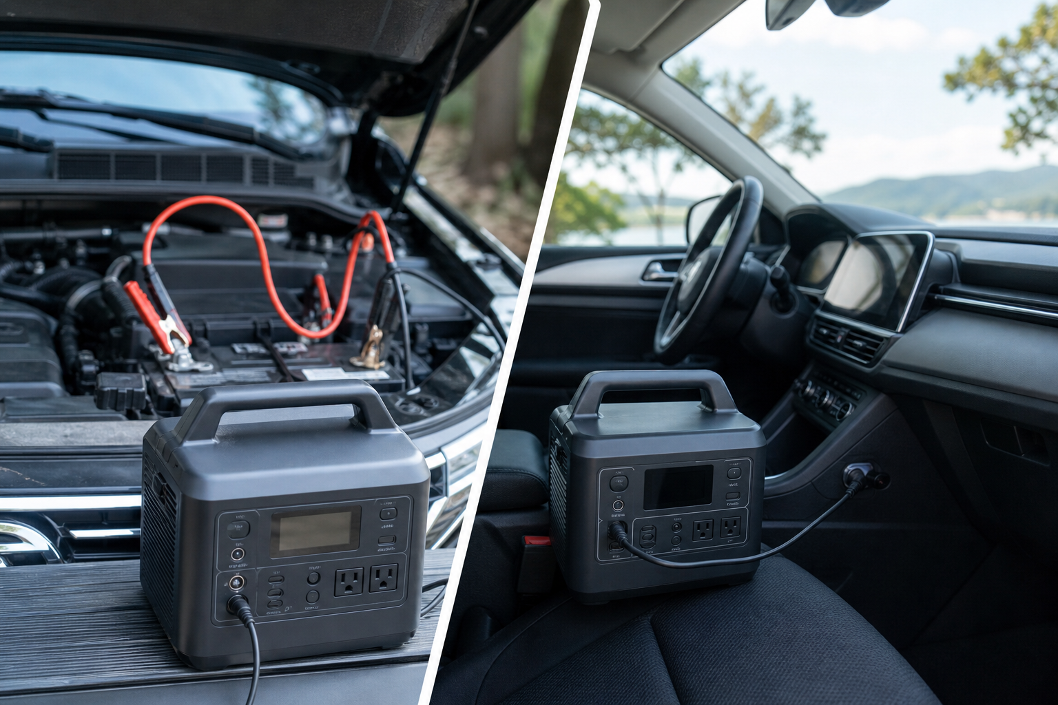 結論：ポータブル電源と車バッテリーの充電は「2パターン」ある！