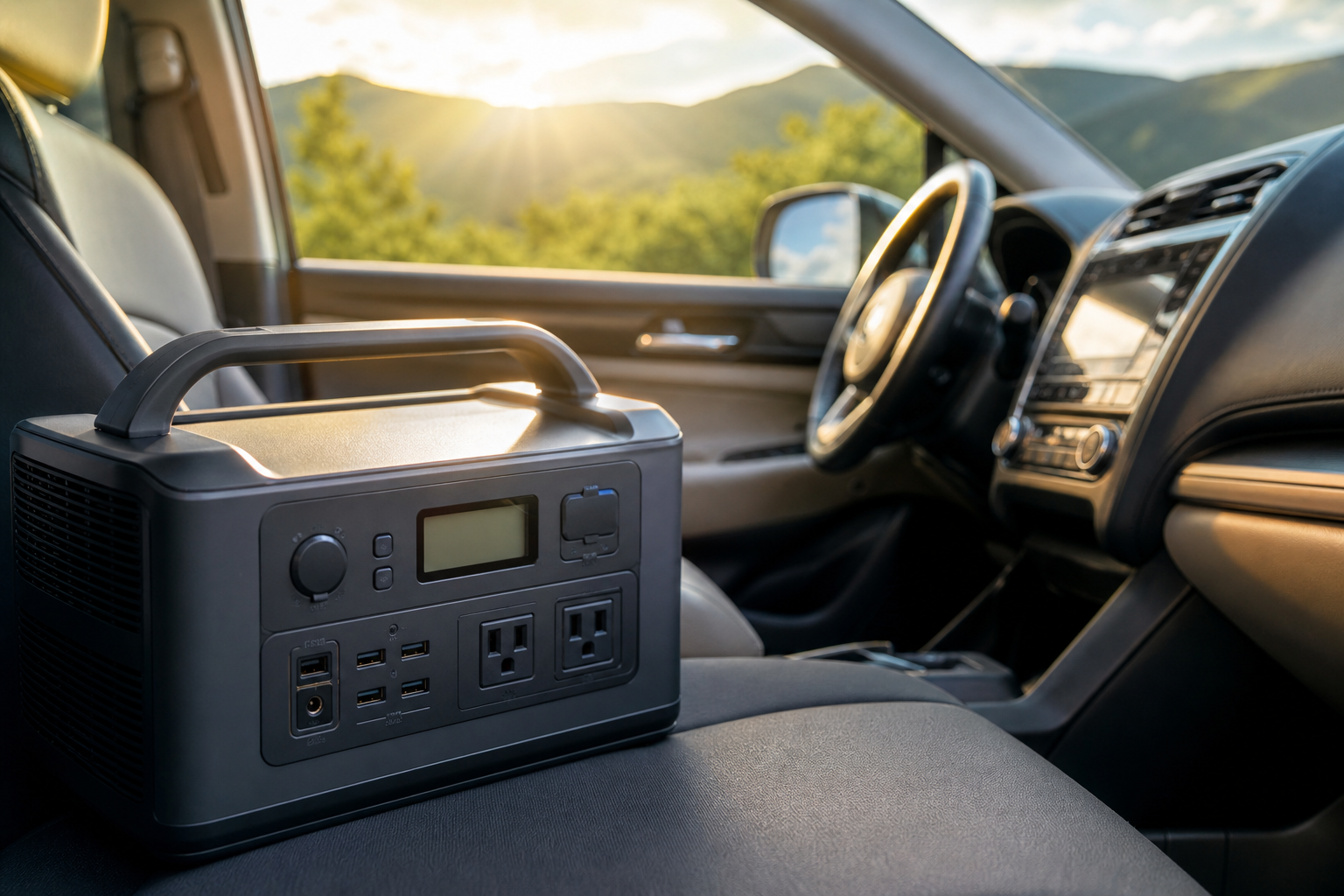 夏の車内へのポータブル電源の放置は基本NG！