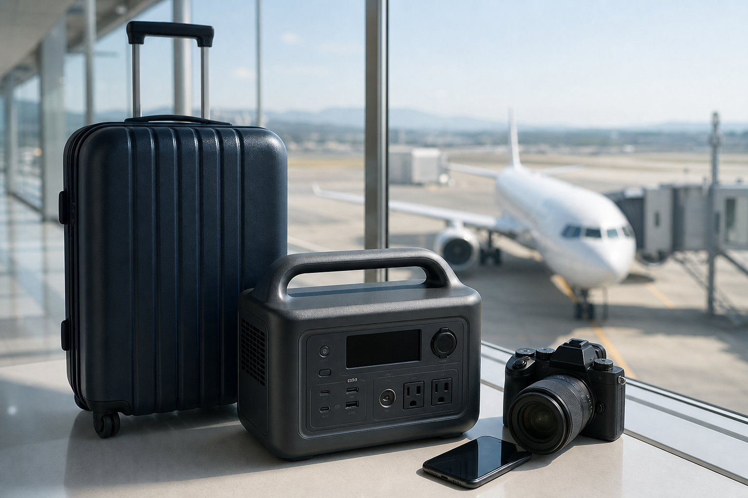 ポータブル電源は飛行機に持ち込める！ただし条件あり