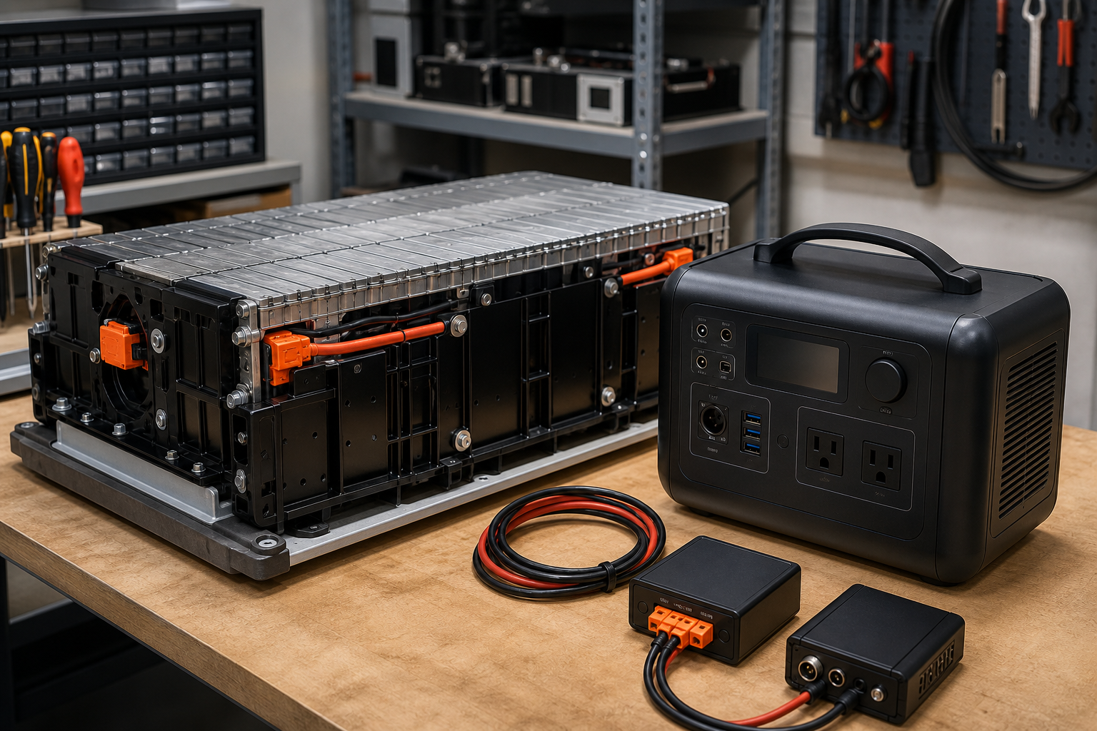 リーフバッテリーはポータブル電源の自作に使える!