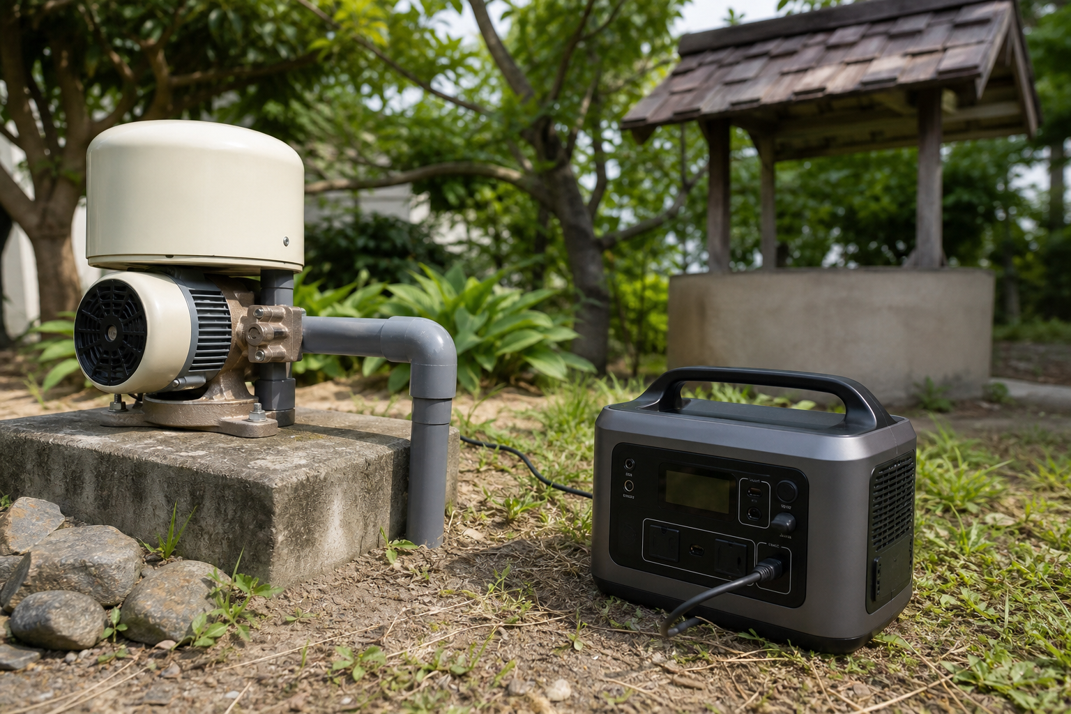 なぜ確認が必要なのか？井戸ポンプとポータブル電源の基礎知識