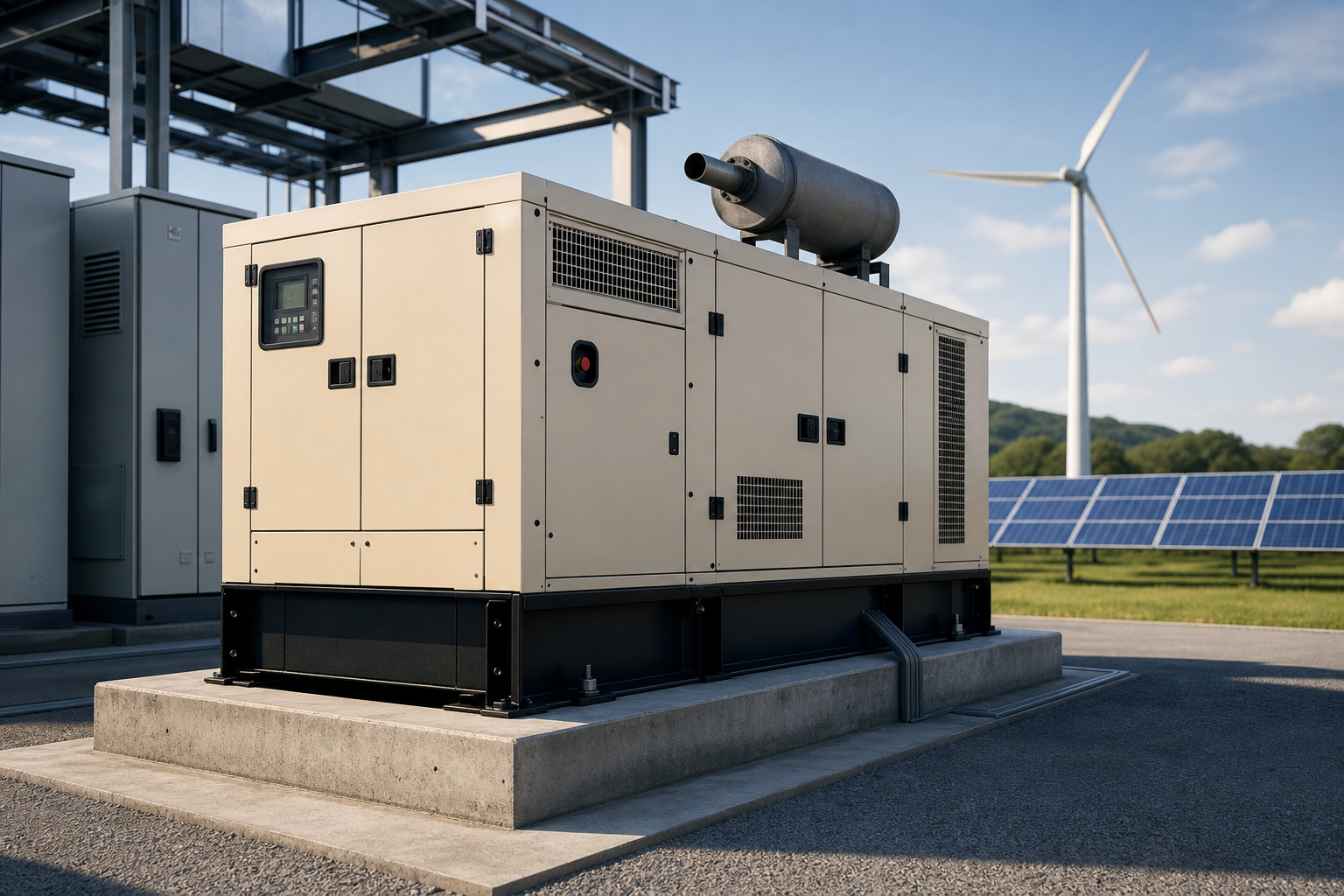 発電機の耐用年数は「一律何年」とは言えない！設備区分で変わります