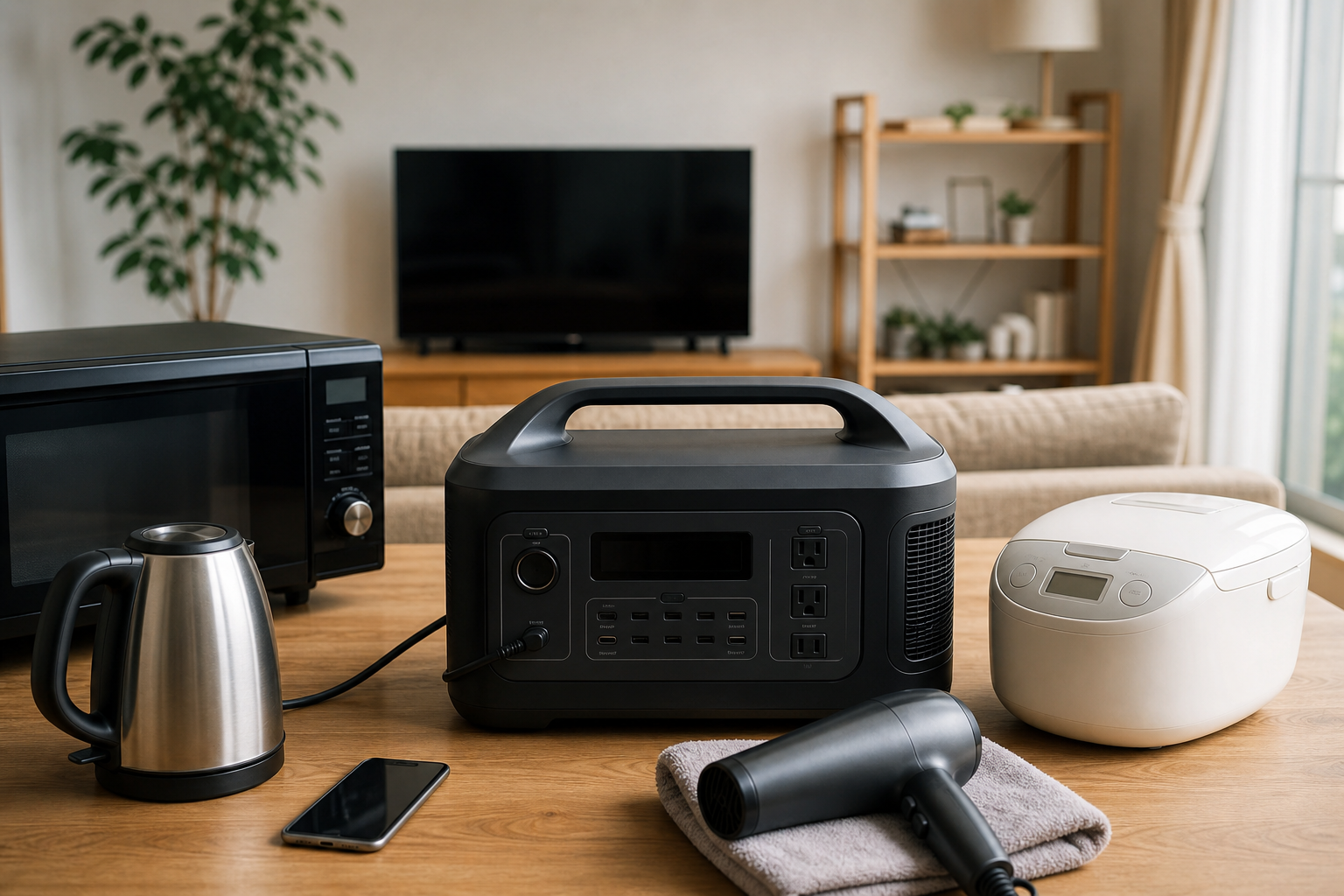 2400Wポータブル電源は「頼れる家電対応力」が最大の魅力!