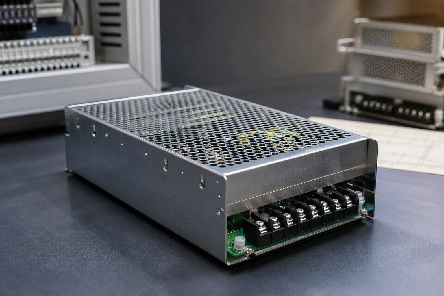 24V 400W電源で負荷が少ない場合、基本的には問題なく使えます