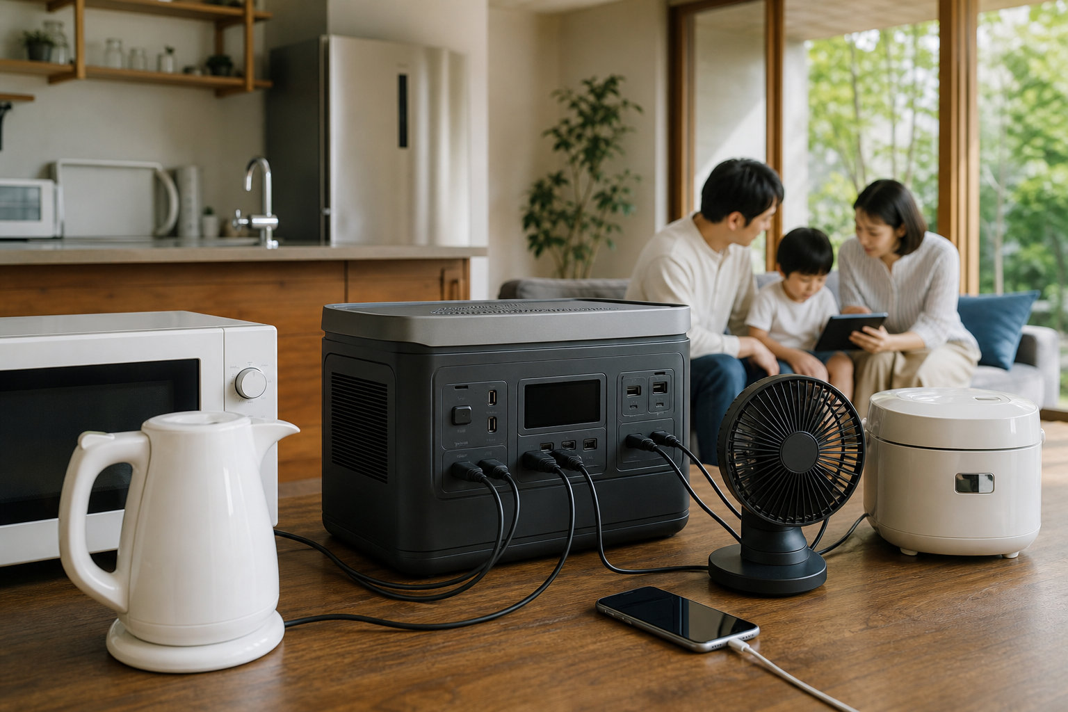 2500ワット ポータブル電源は「家庭の電化製品をほぼ動かせる」最強クラス