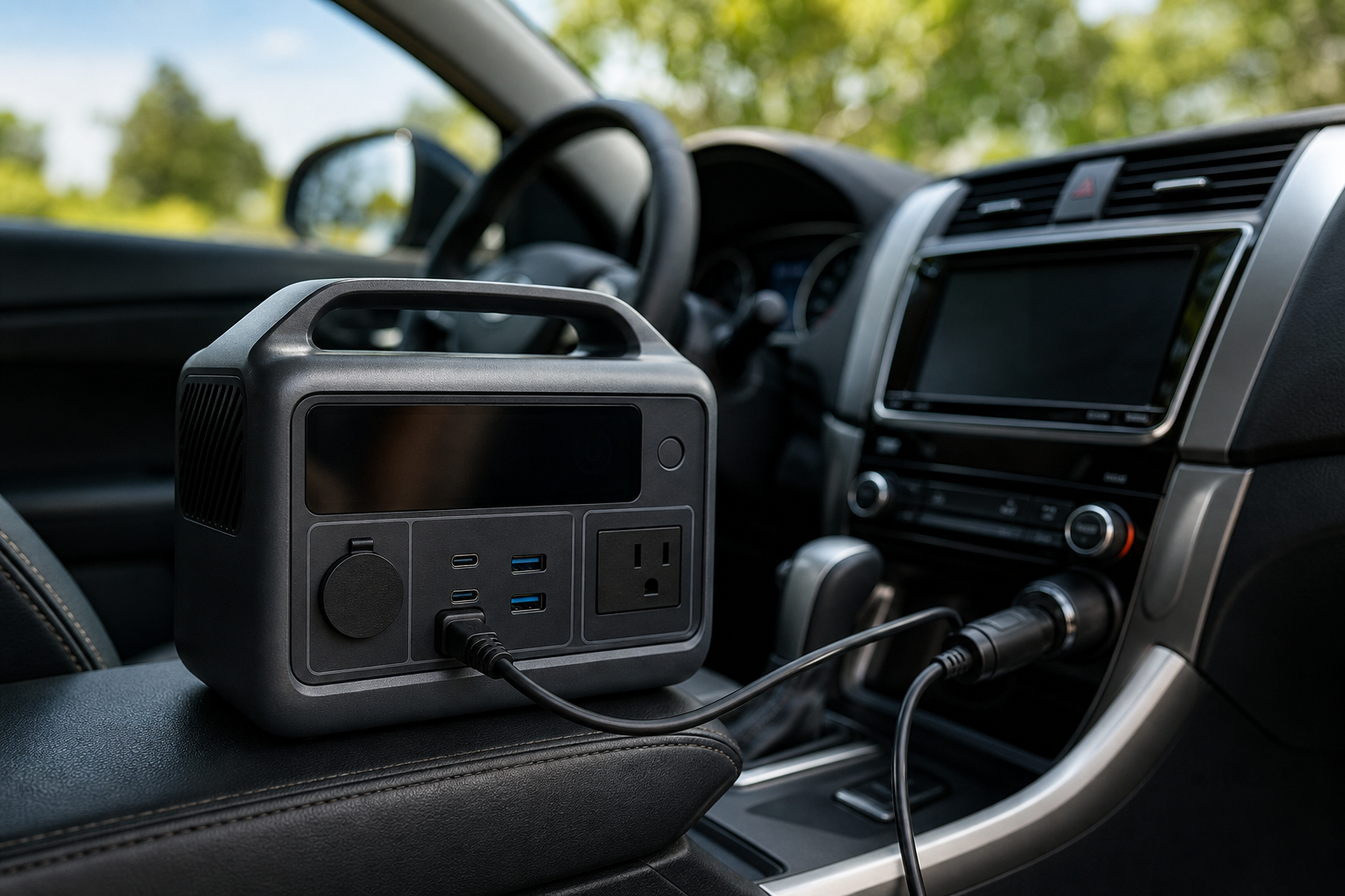 結論：AnkerポータブルはシガーソケットのケーブルでCarから充電できる機種が多い！