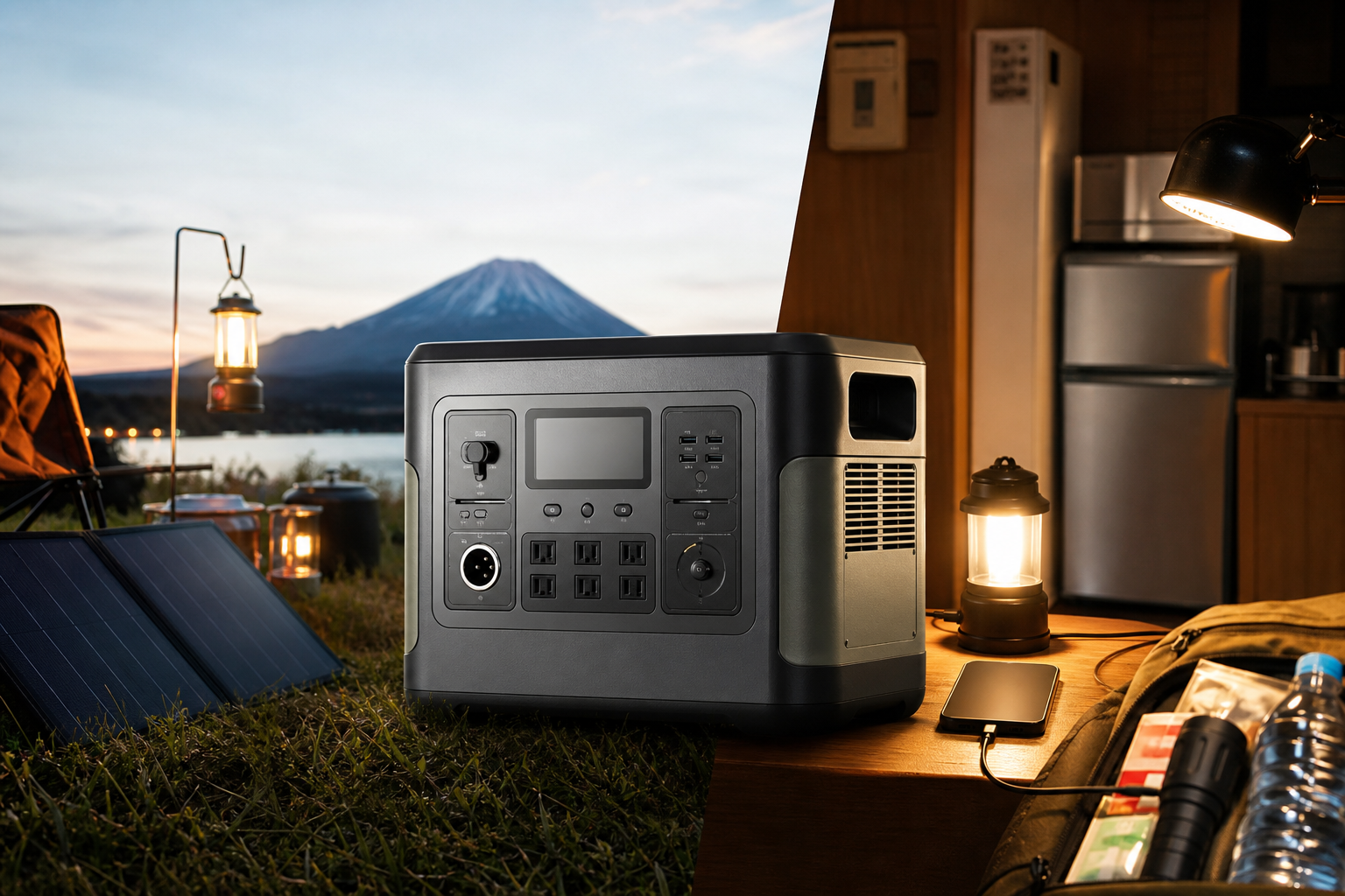 EENOUR P2001は「防災からアウトドアまで使える大容量電源」です