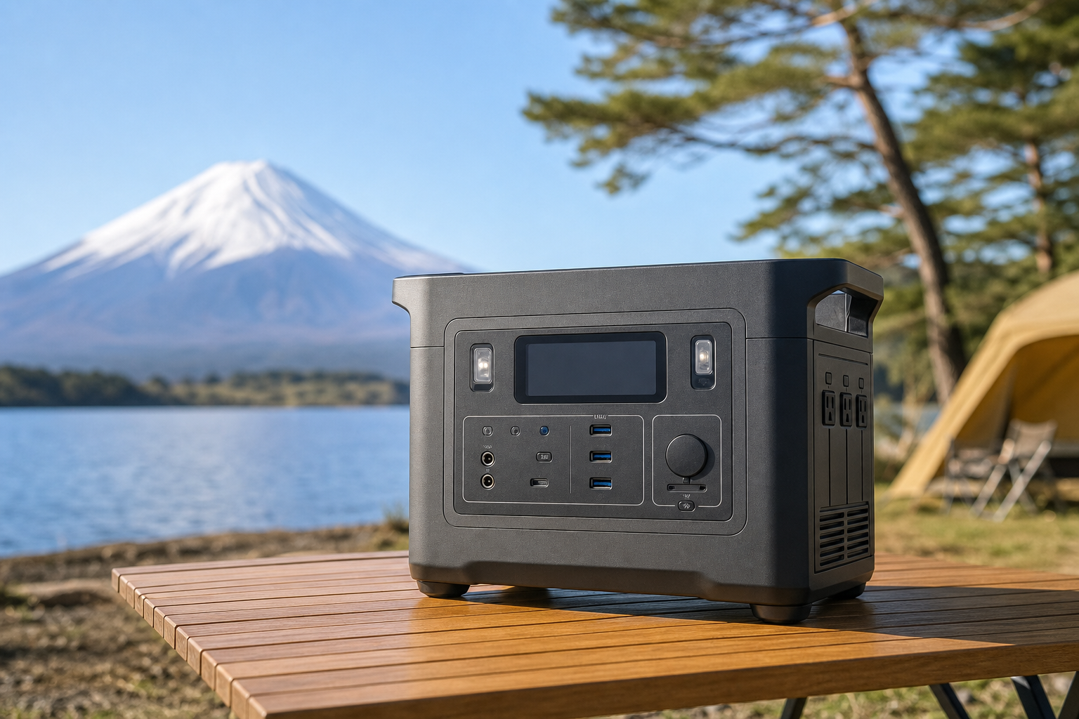 IEETek P1800 1024Whは"中容量・高出力"のバランス型ポータブル電源!
