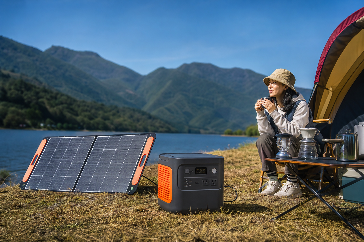 100Wパネル1枚×Jackery 1500 Newが活躍する具体的なシーン