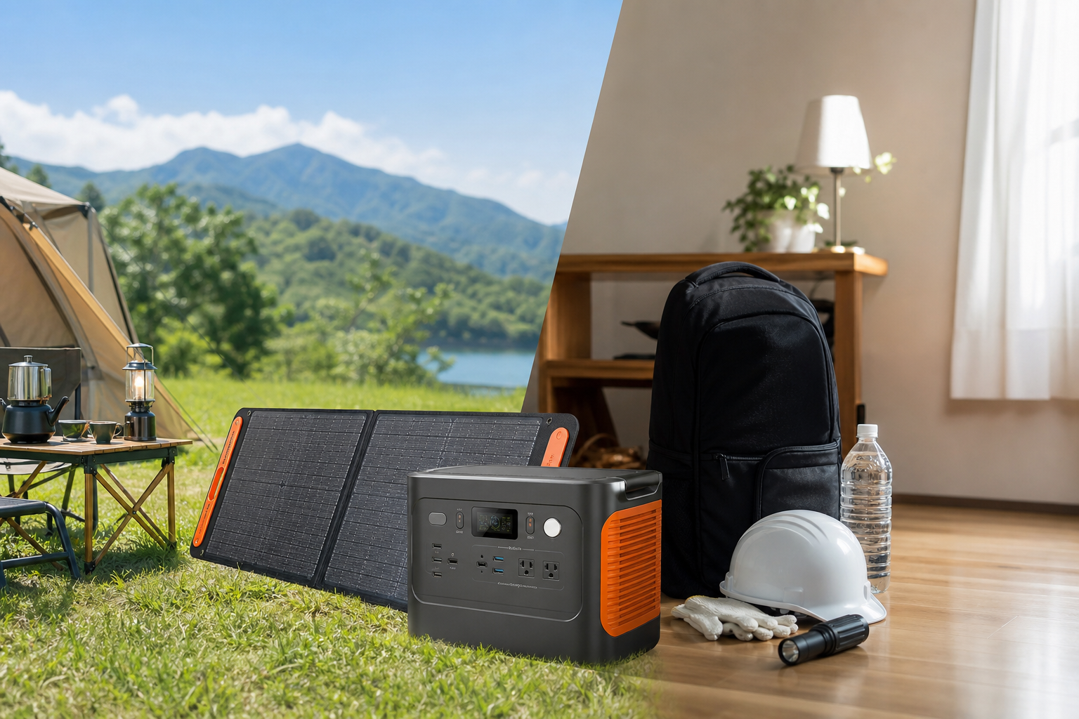 Jackery 1000 New+SolarSaga 200セットは「防災・アウトドア両対応の優秀セ